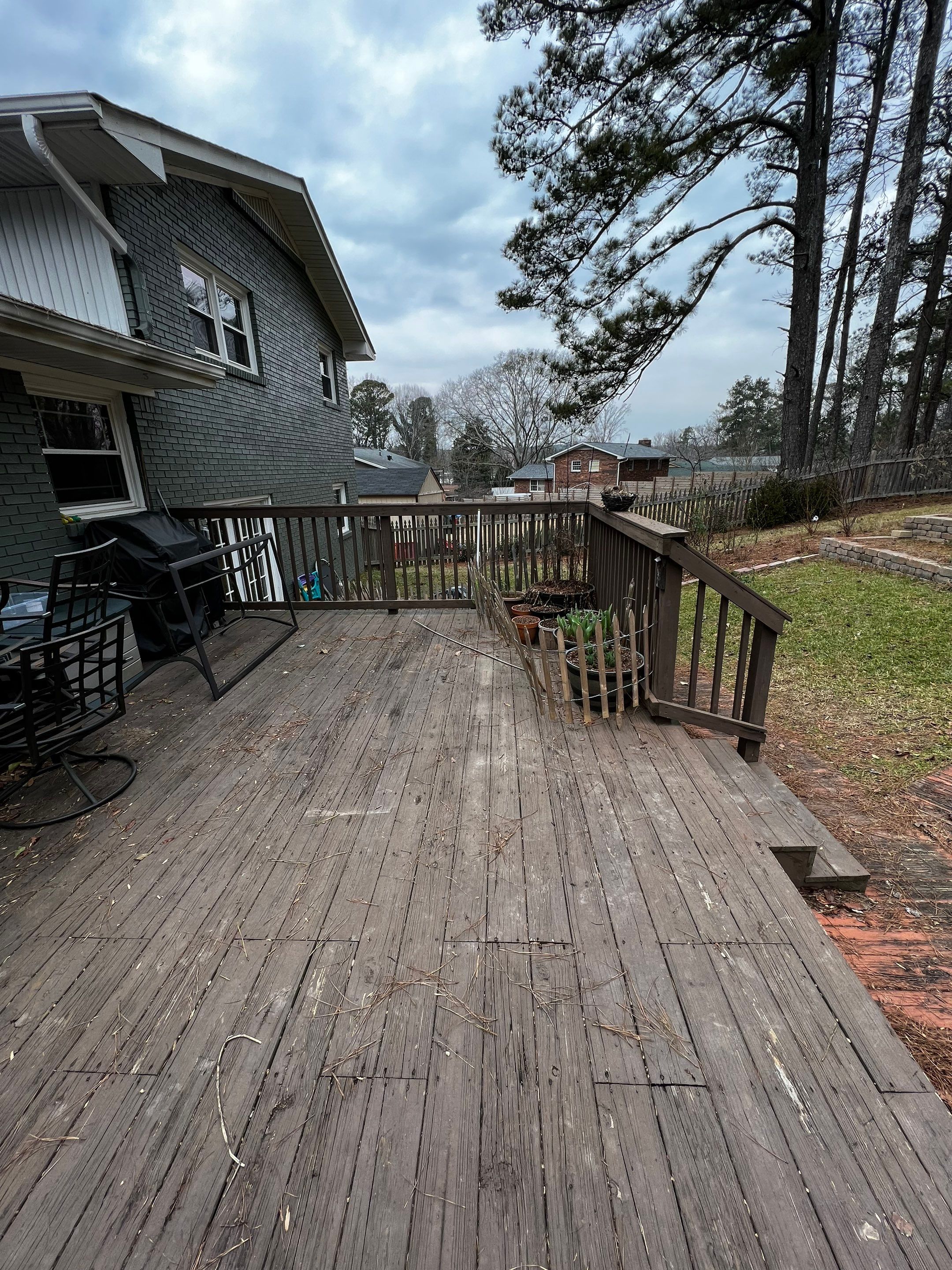 Chamblee Deck Replacement with Pressure-Treated Lumber and New Stairs by Swift Home Renovations 