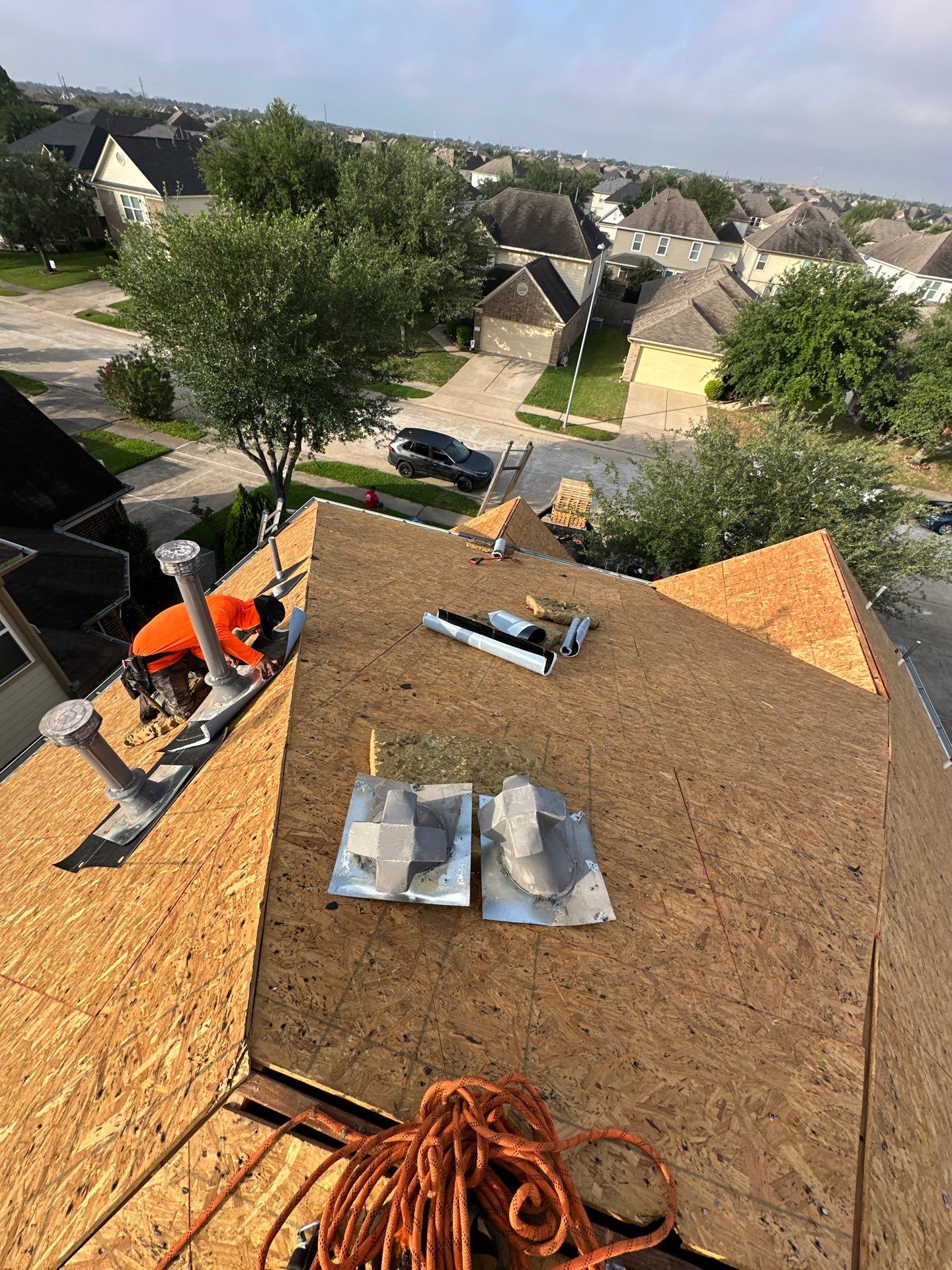 Project in Katy by Motion Roofing