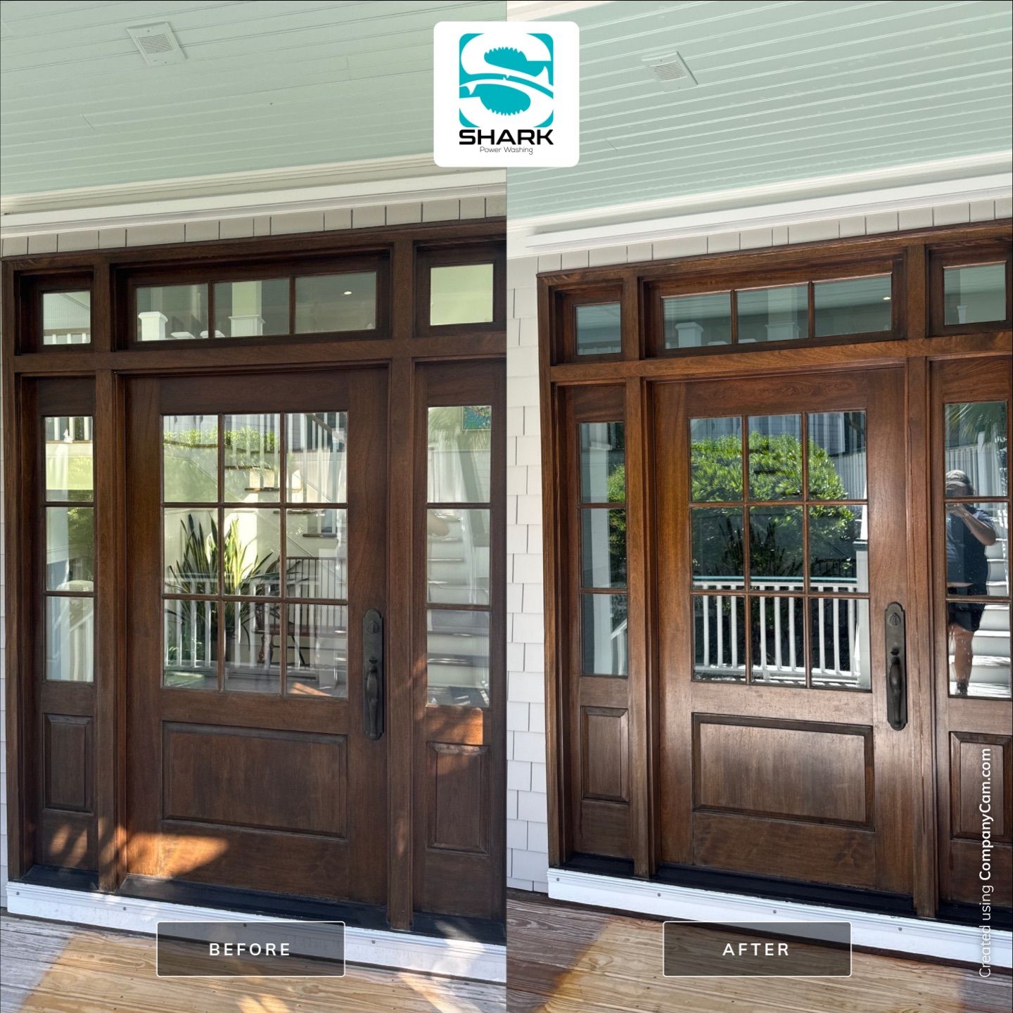 Project in Wilmington by Shark Power Washing