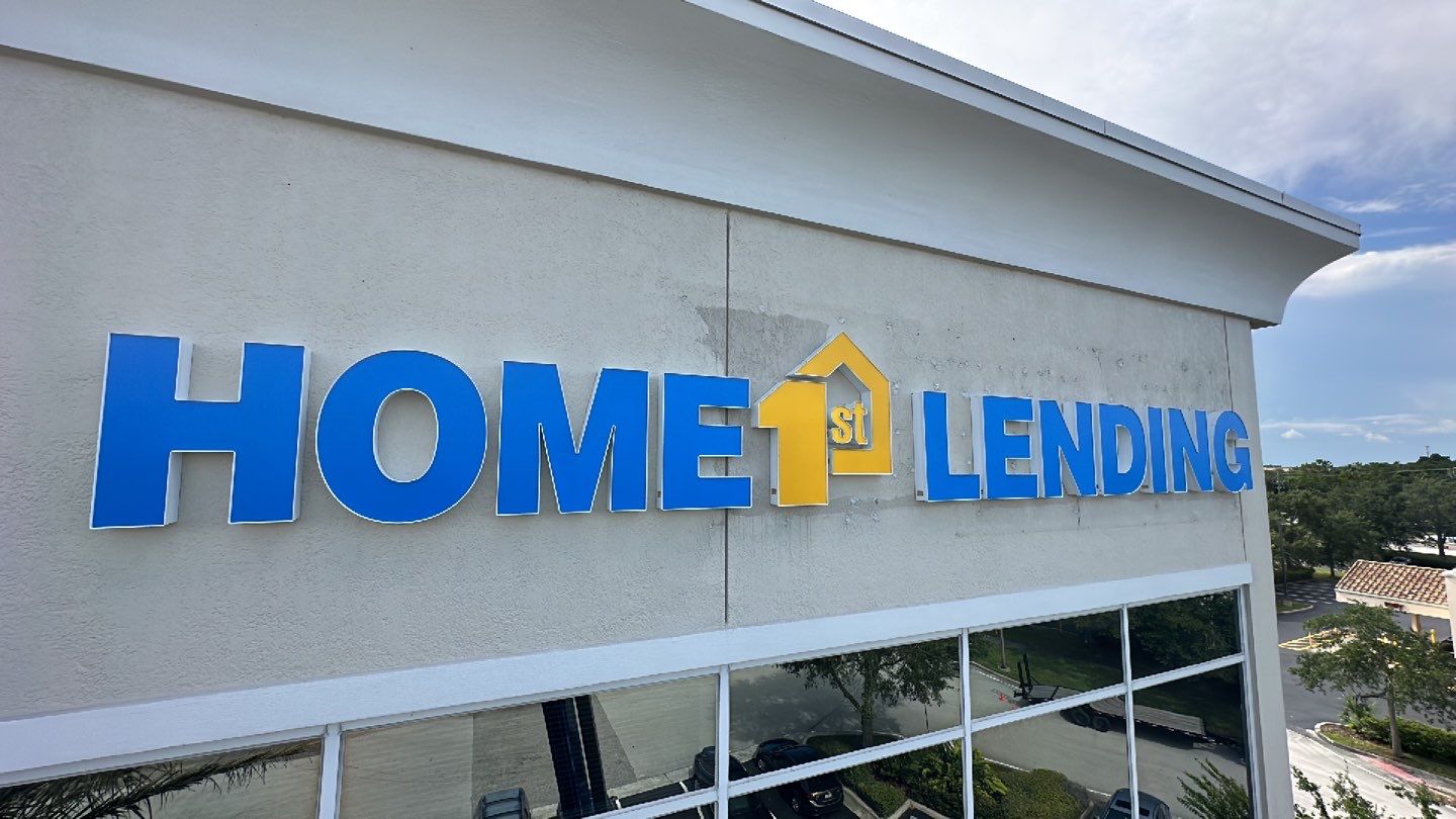 Channel Letters for Home 1st Lending by SignCrafters
