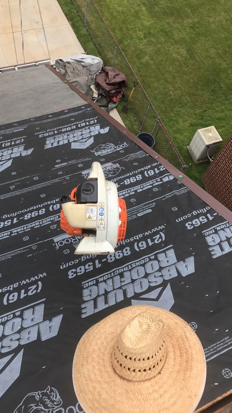 Residential Roof Replacement using Owens Corning Duration, Colonial Slate by Absolute Roofing and Construction