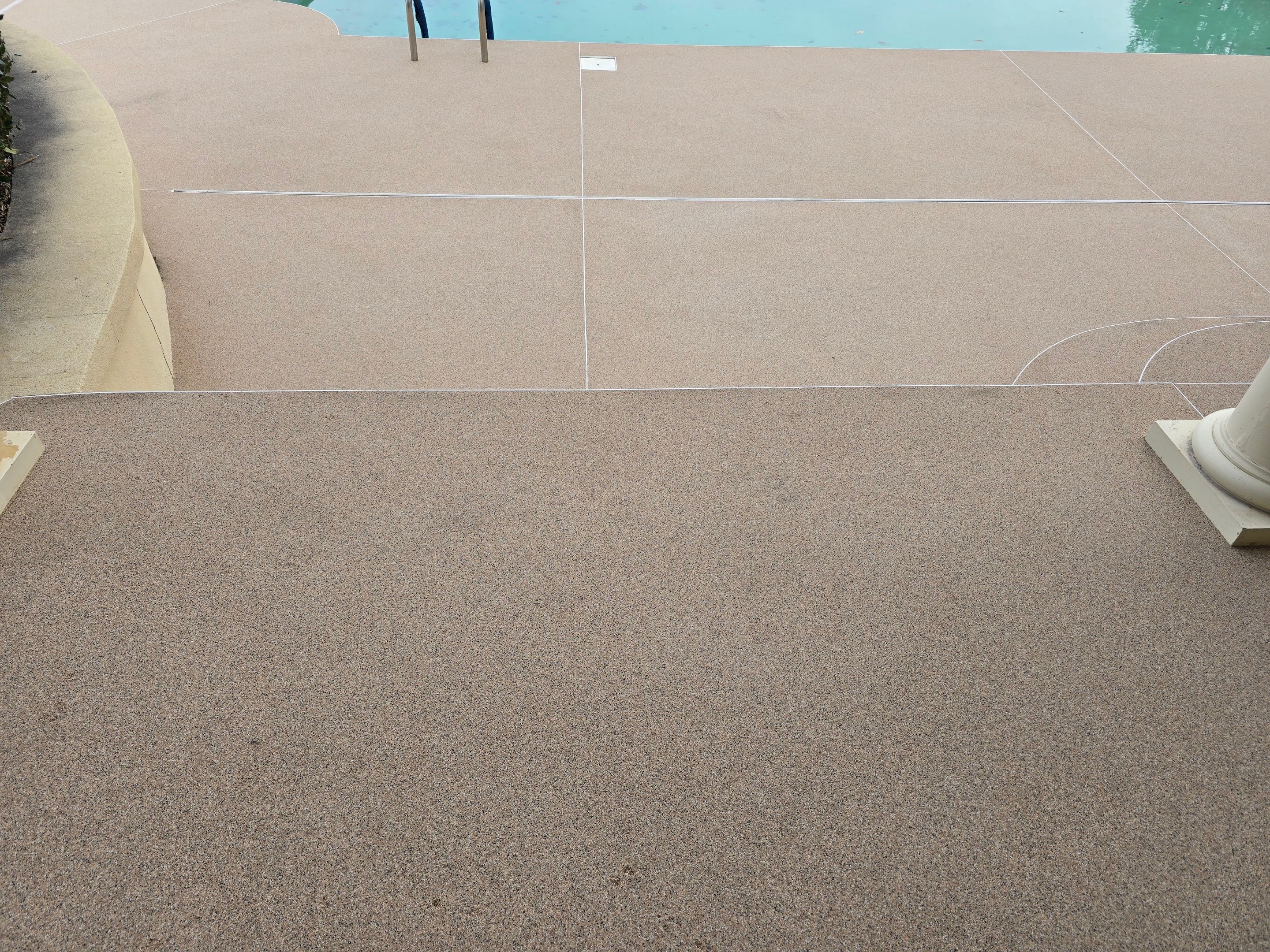 Pool Deck and Patio using Biscuit by Elite Floor Solutions