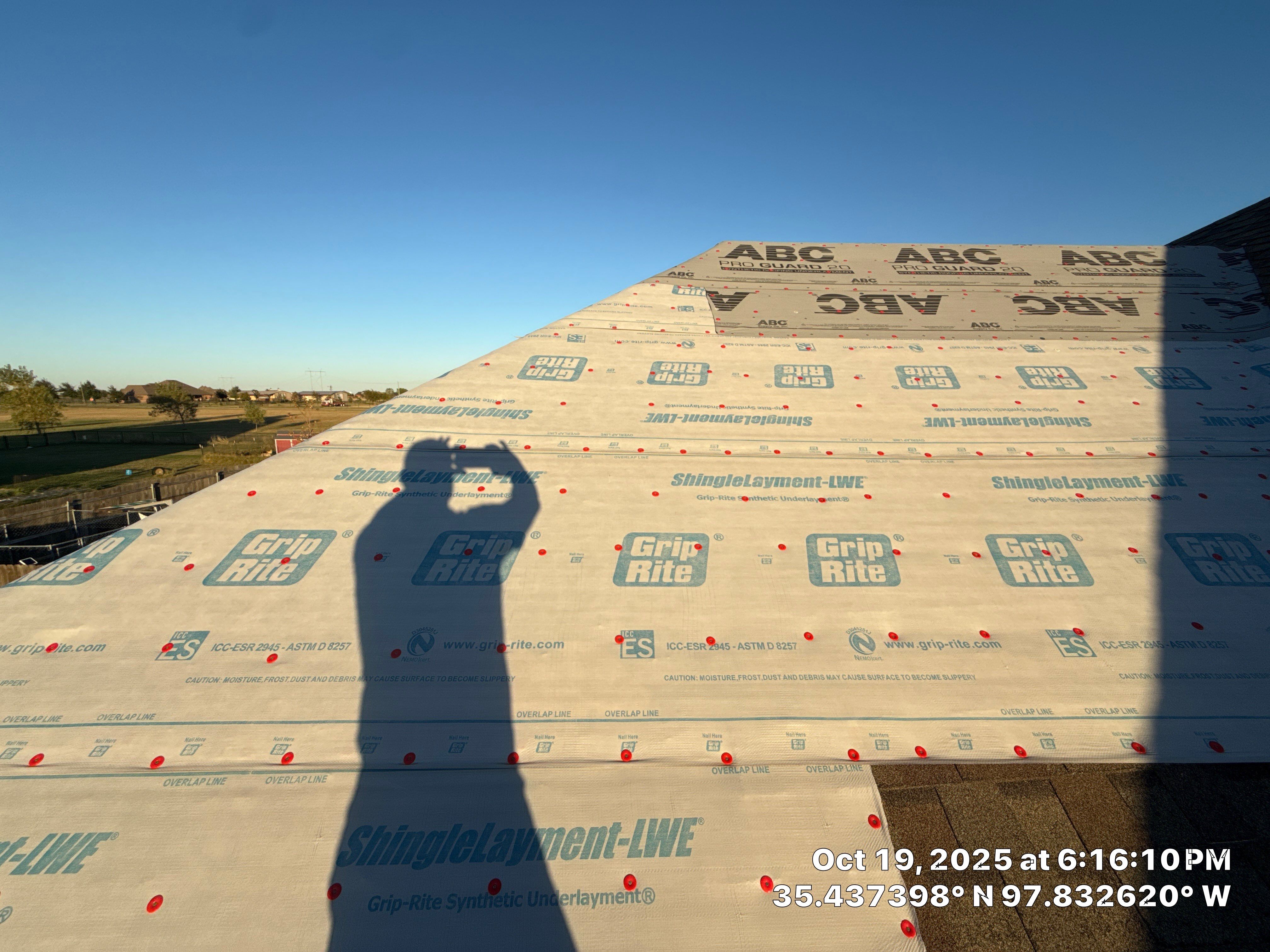 Roof repair due to shady contractor by OAK Roofing Restoration 