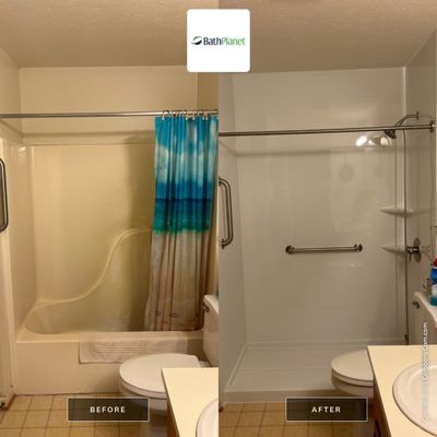Tub to Shower