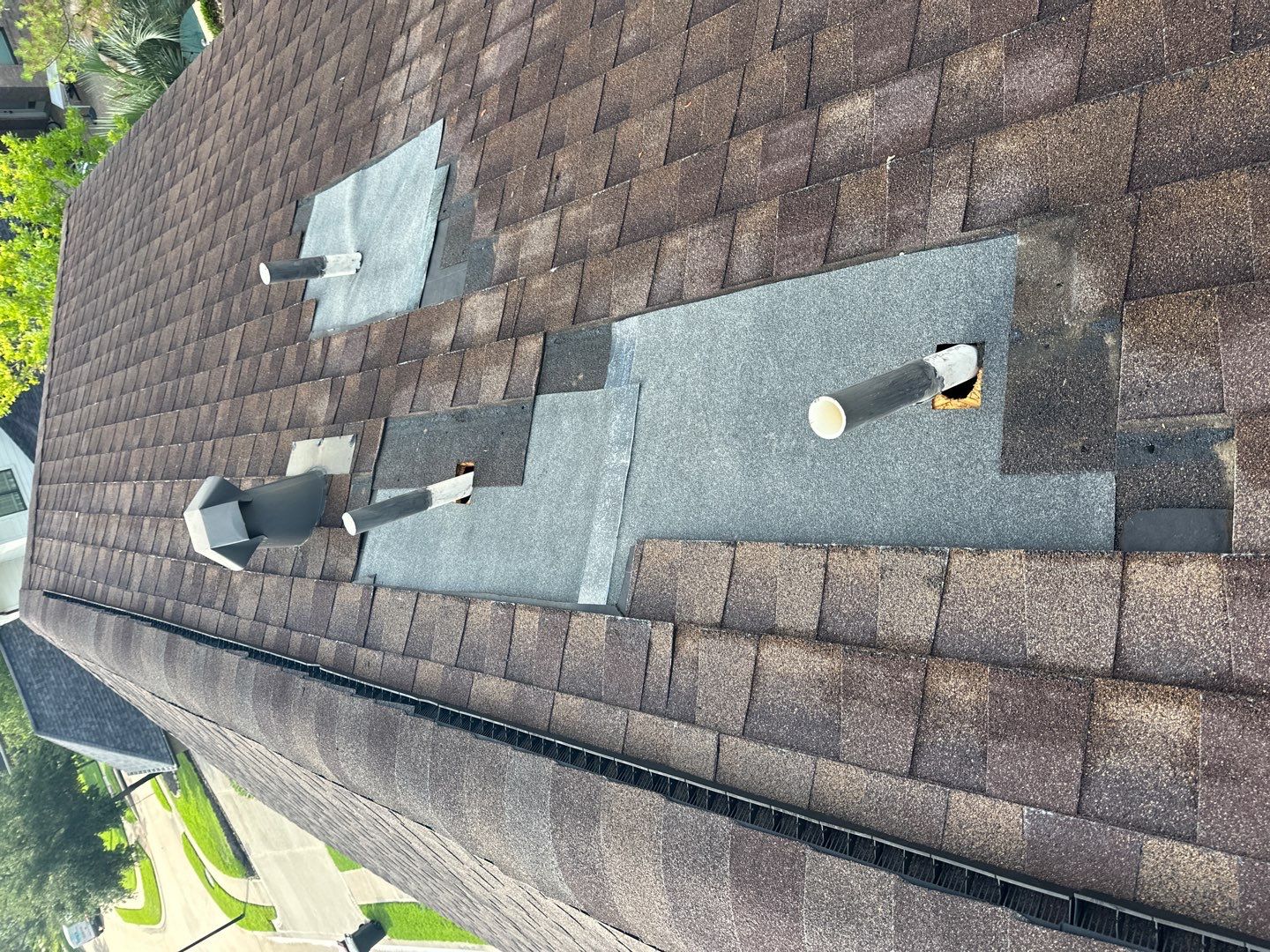 Hail Damage using Owen's Corning Duration (Lifetime) Shingles by Roof Repair Company