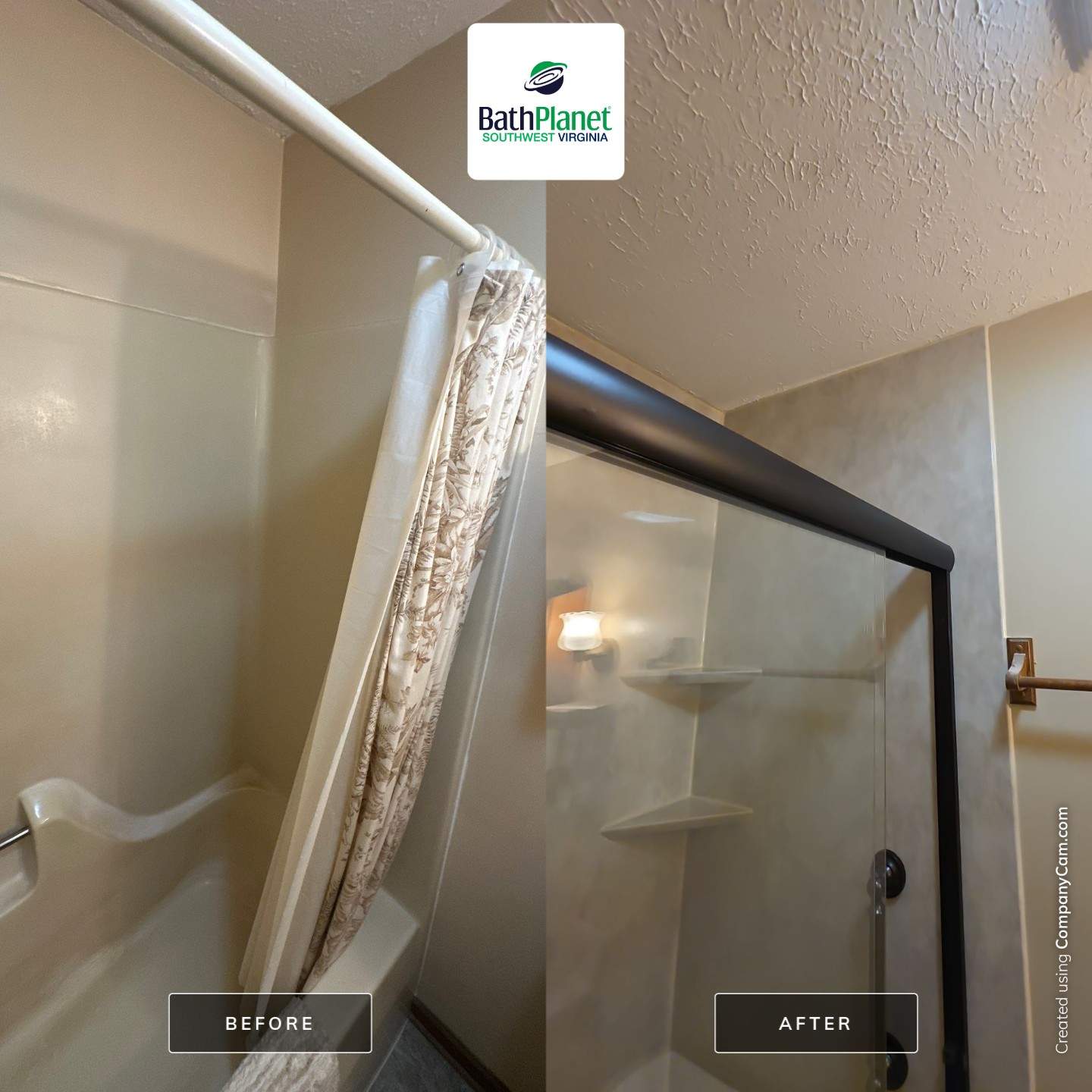 Tub to Shower by BathPlanet SW Virginia