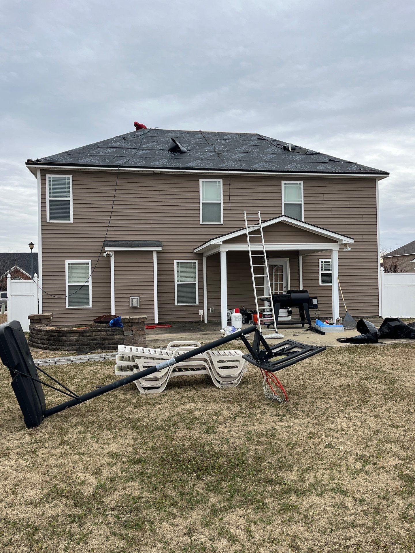 Residential Roofing Installation using Owens Corning by Karcher Roofing & Construction