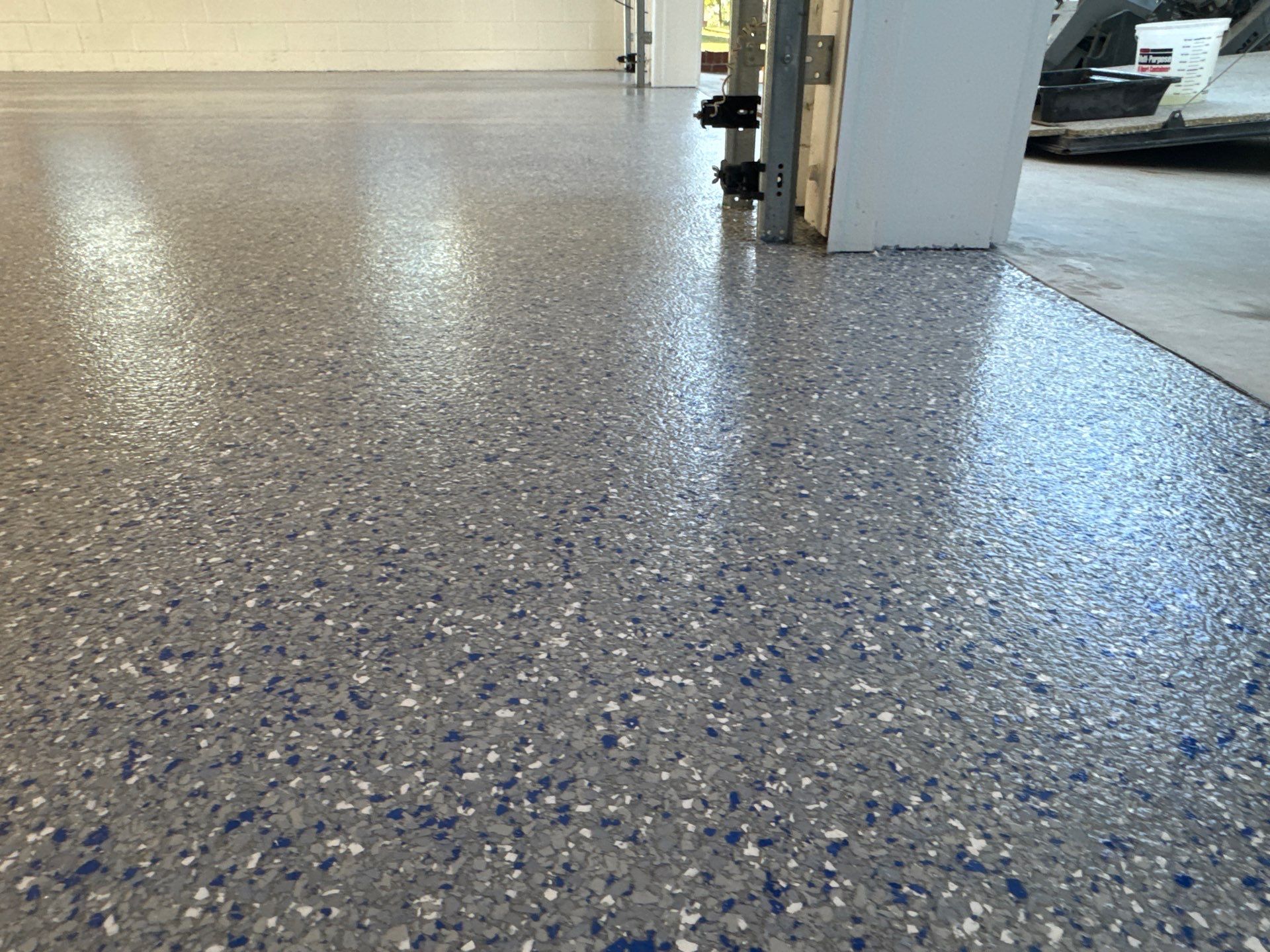 Garages Project in Micanopy, FL in Custom Color by Cross Creek Concrete Coatings