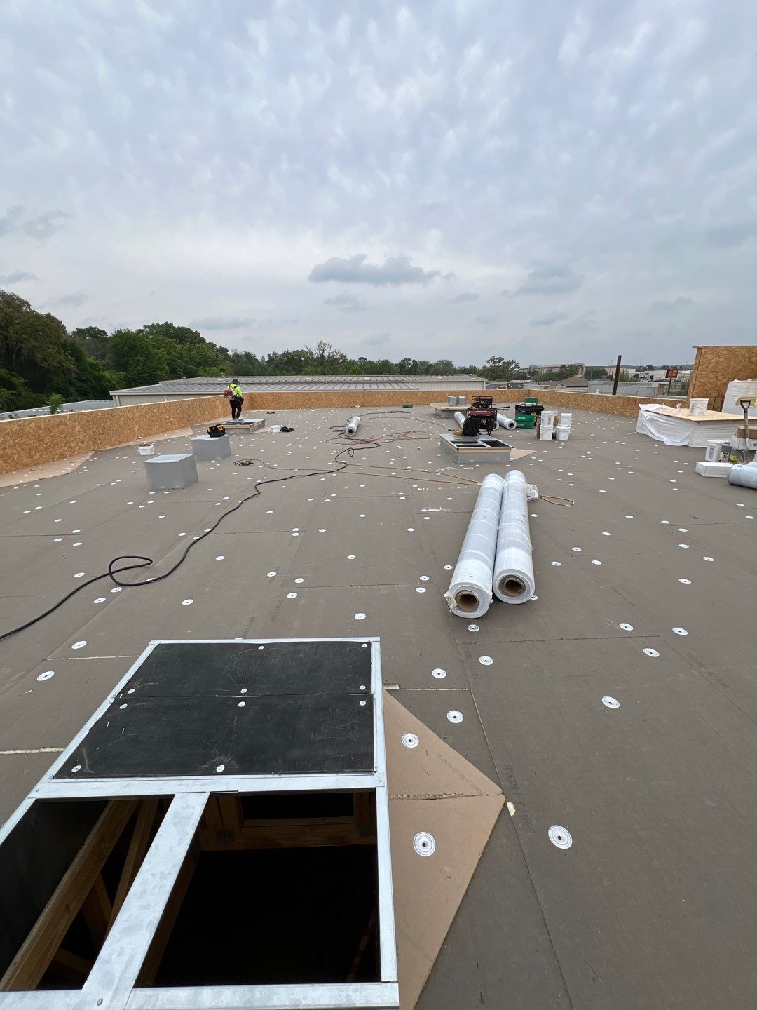 New Build TPO Roof & Metal Wall System – Tyler, TX by All Star Roofing LLC