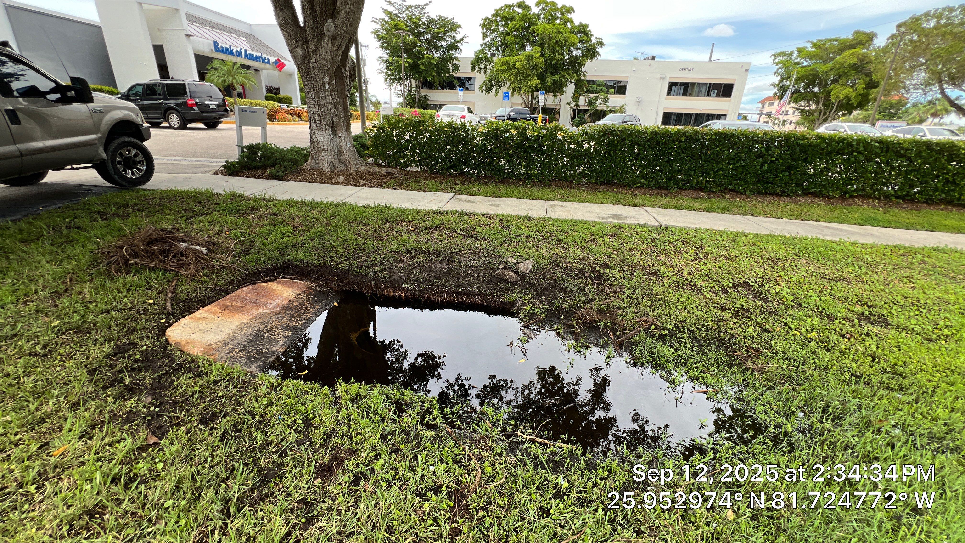 Culvert Cleaning at Bank of America on Marco by APS Power & Water