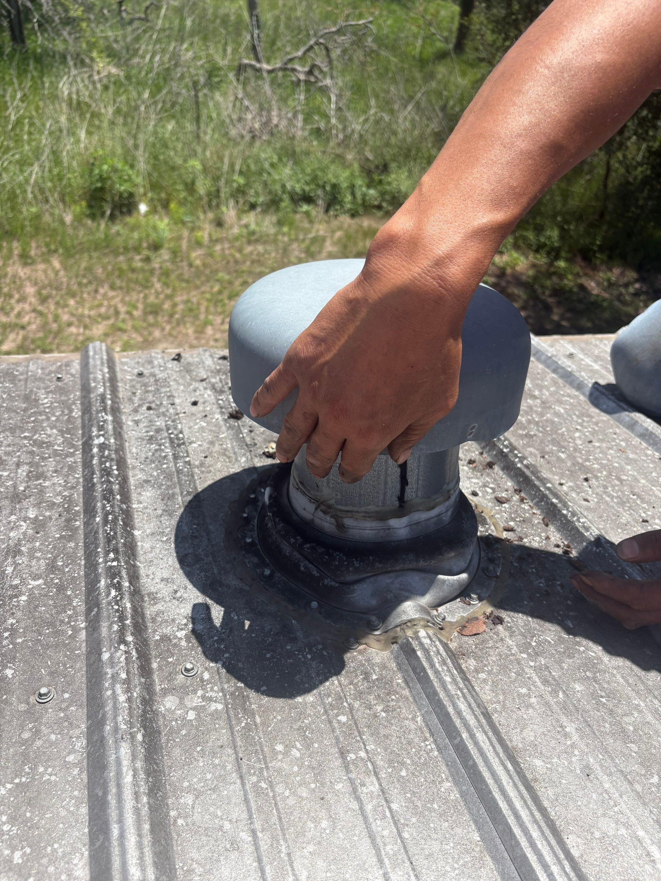 Metal Roof Leak Repair in Cedar Creek, TX by Kstylez Roofing & Construction