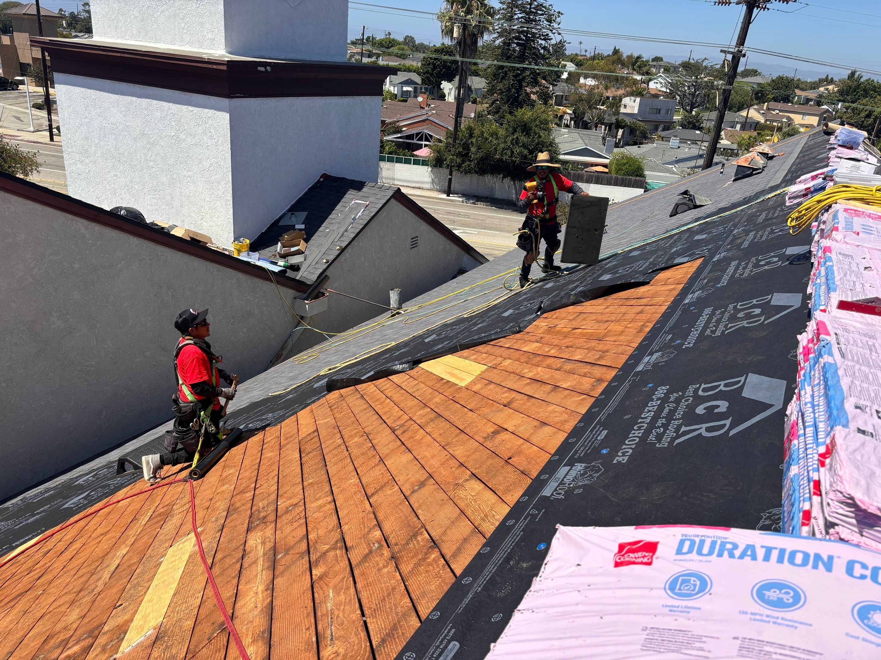 Cornerstone Church Reroof by West Coast Roofing Los Angeles