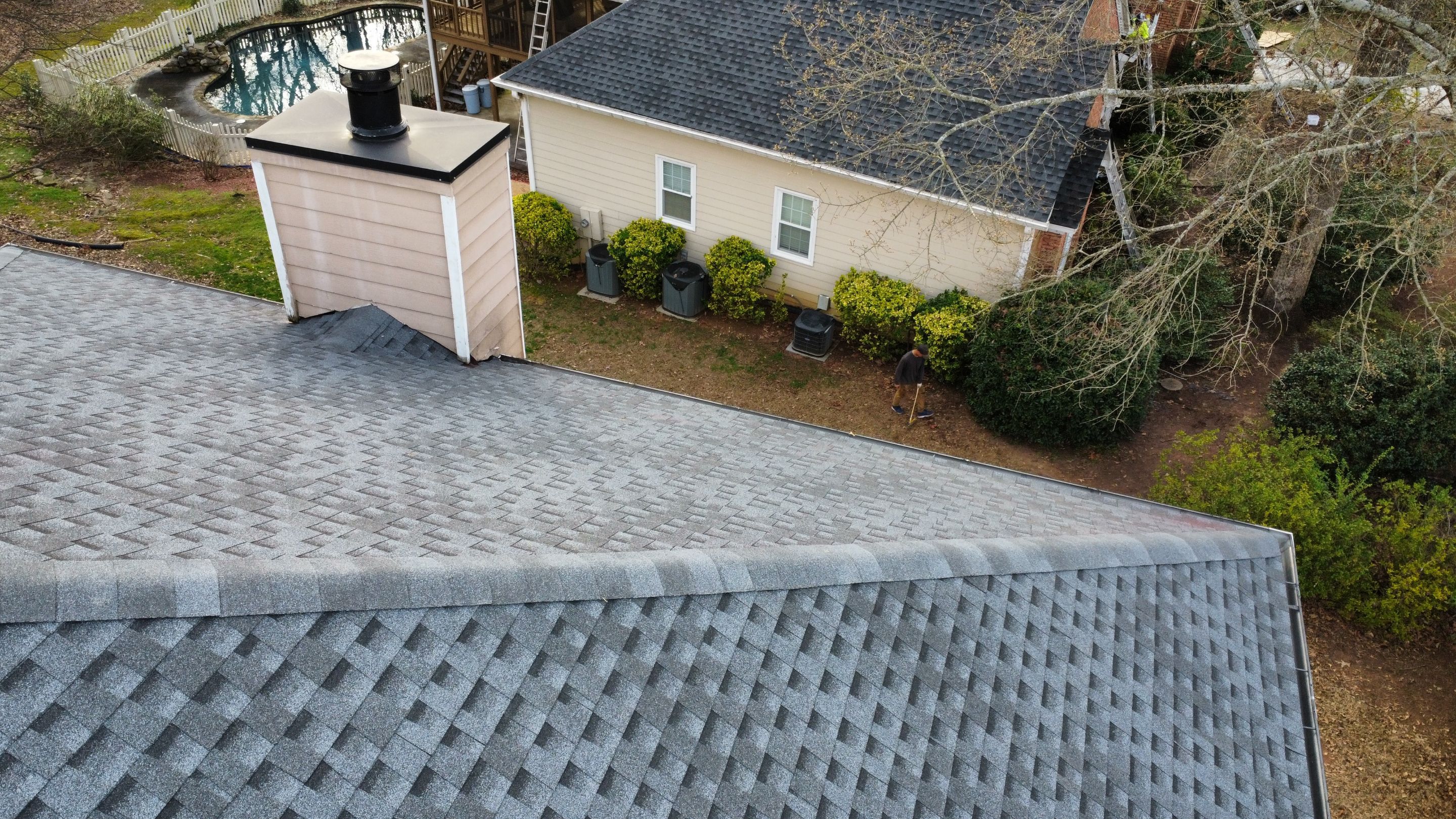 Powder Springs, GA Roof Replacement, GAF HDZ Pewter Gray by Reset Roofing