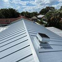24ga 1.5" Mechanical Seam Mill Finish by Total Roofing System The Metal Roof Experts