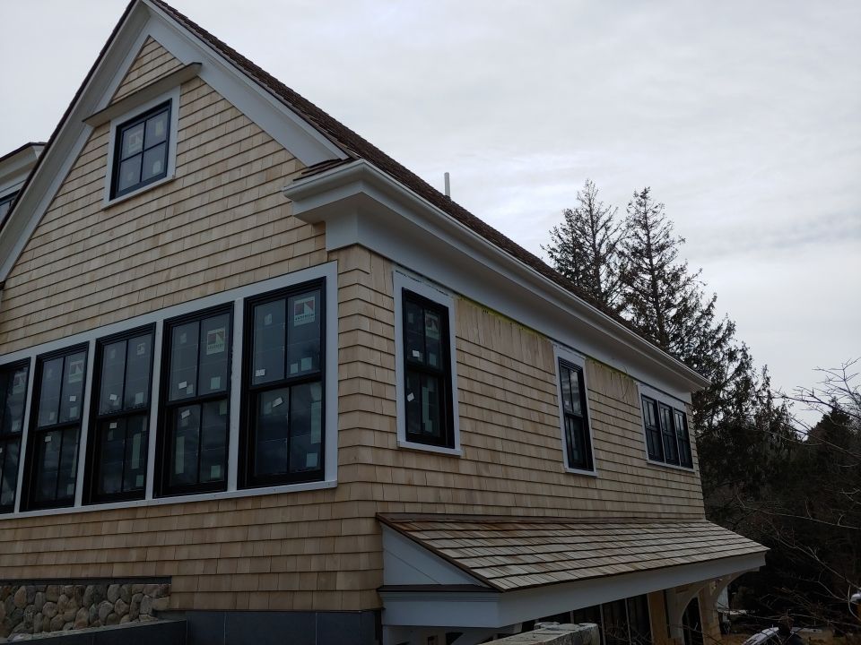 Chatham, MA Gutter Installation using 4x5 FiberGlass Gutter by Gutter Pro Enterprises