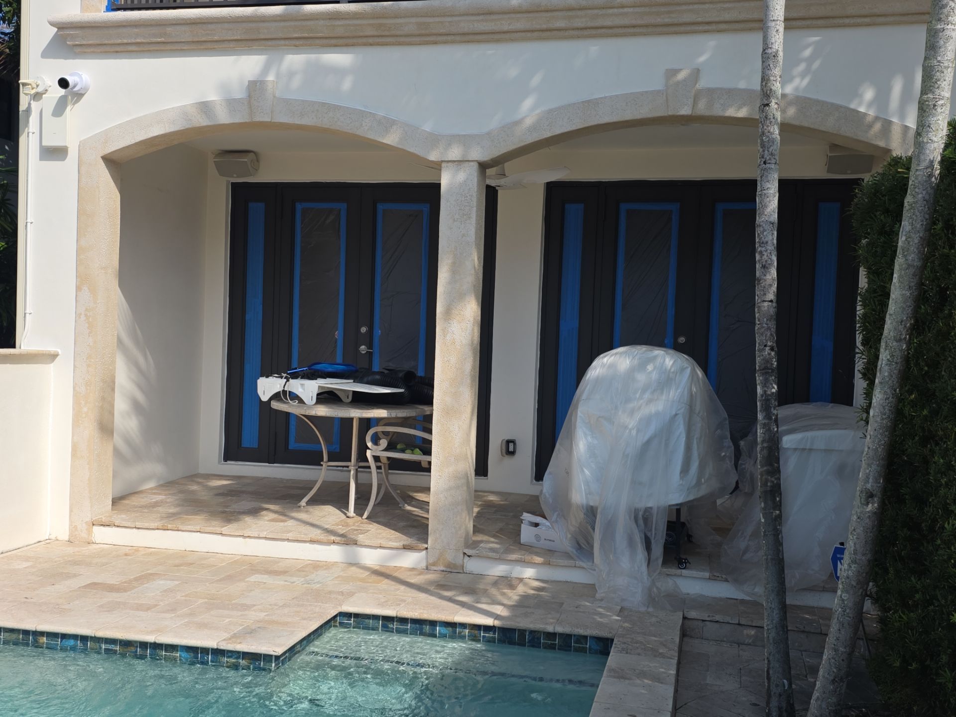 Large Scale Commercial Exterior Isle of Venice Drive, Fort Lauderdale by John “The Greek” Painting