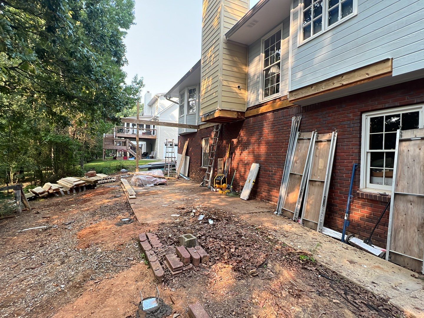South Trace Lane - Deck Installation and Chimney Repair by Pillar and Pine