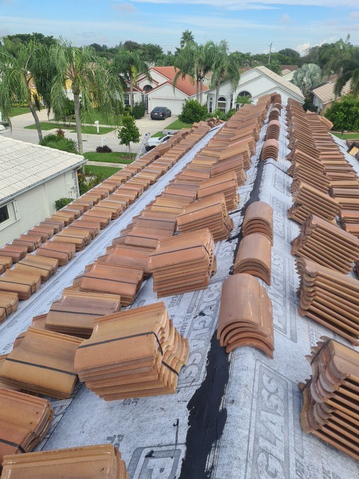Residential Roofing Installation using Eagle Roofing Tile by BLUES BROTHERS ROOFING