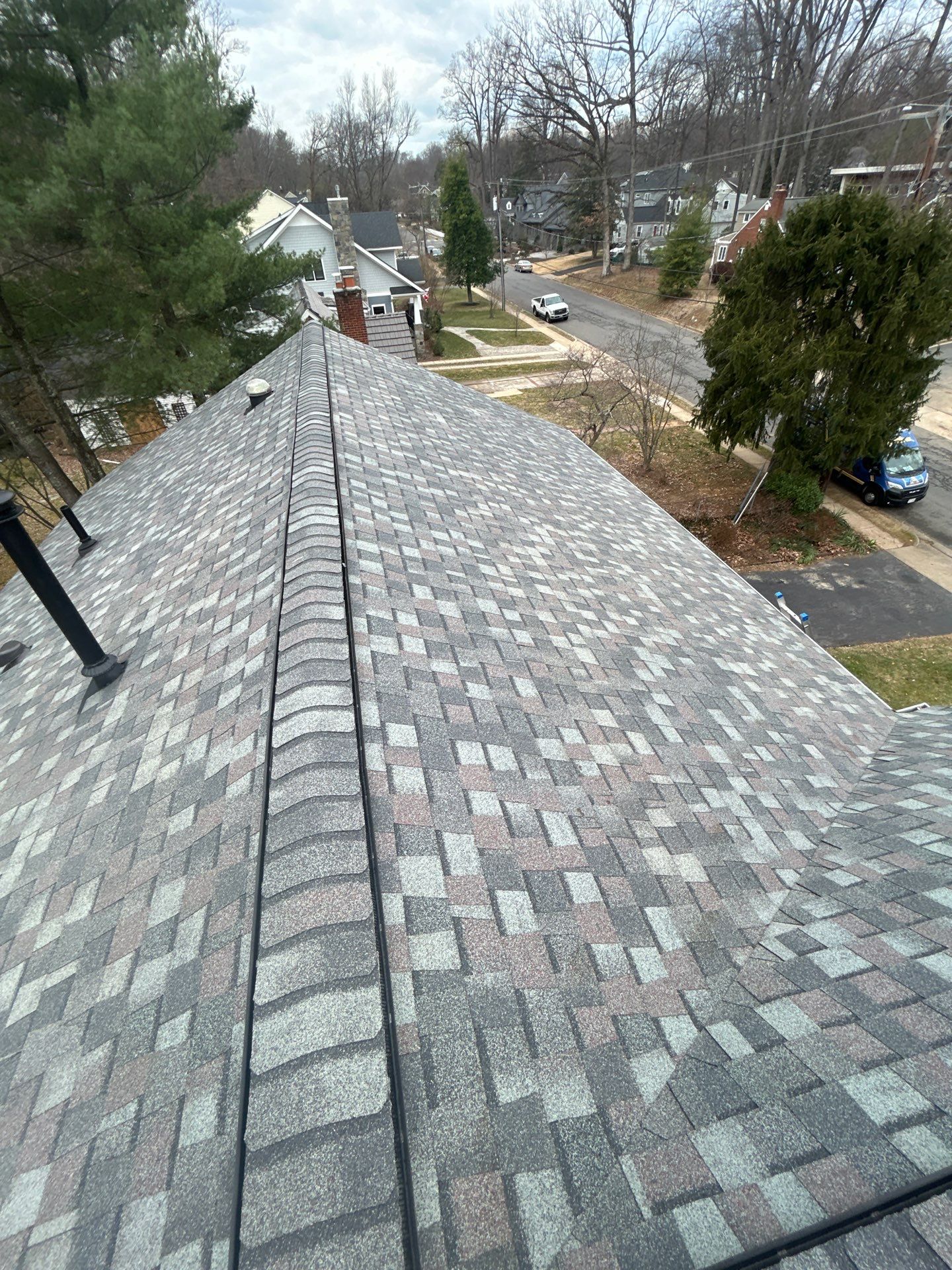 Falls Church: Residential Roof Replacement with CertainTeed Landmark Pro in Max Def Colonial Slate by RM Banning, Inc.