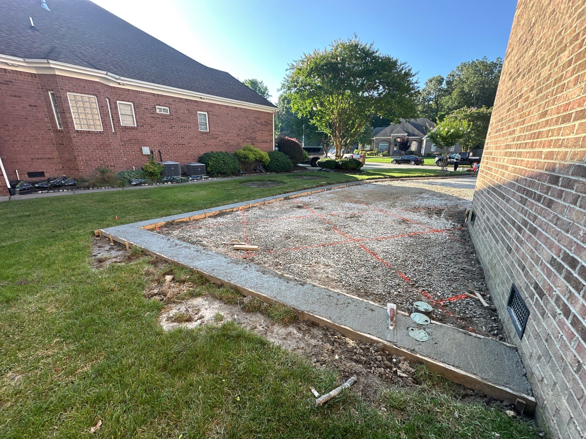 Project in Chesapeake by Sam The Concrete Man Virginia Beach