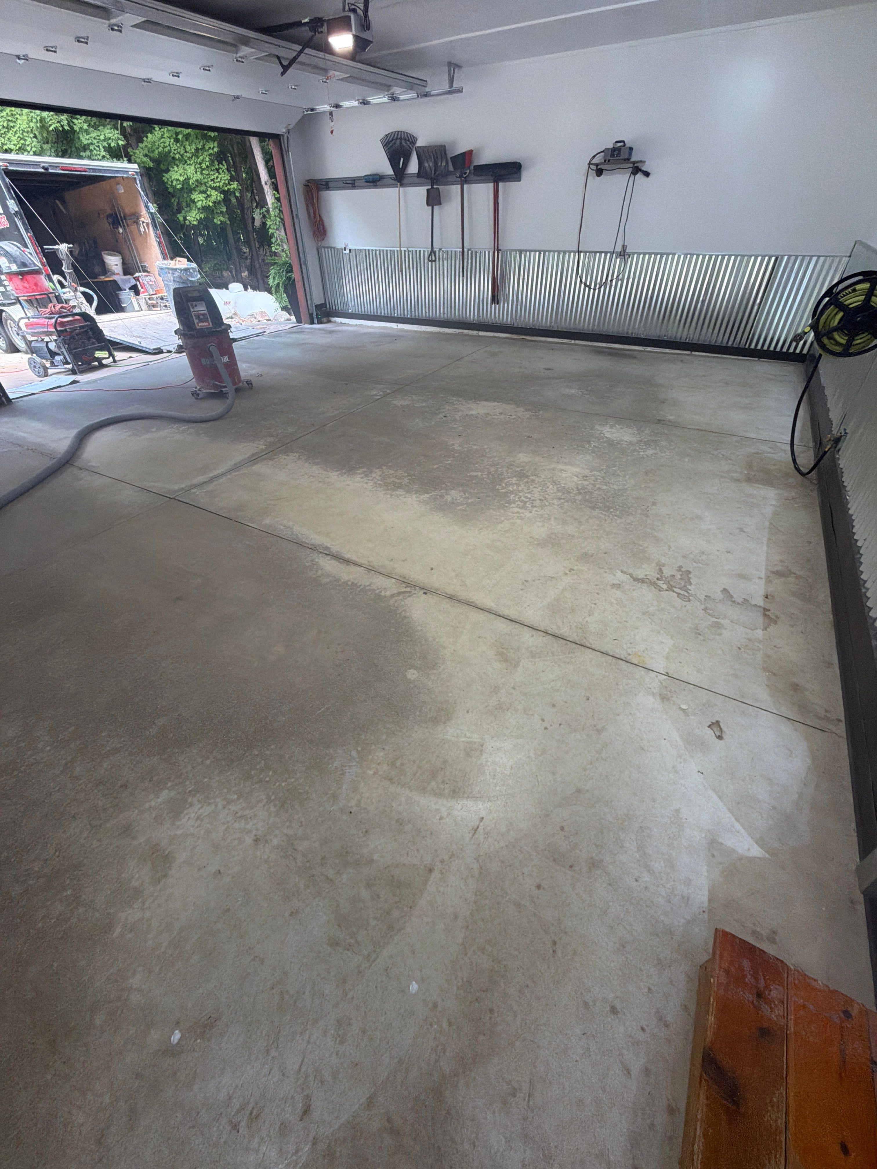 Project in Dansville, Michigan by Freedom Concrete Coatings. 