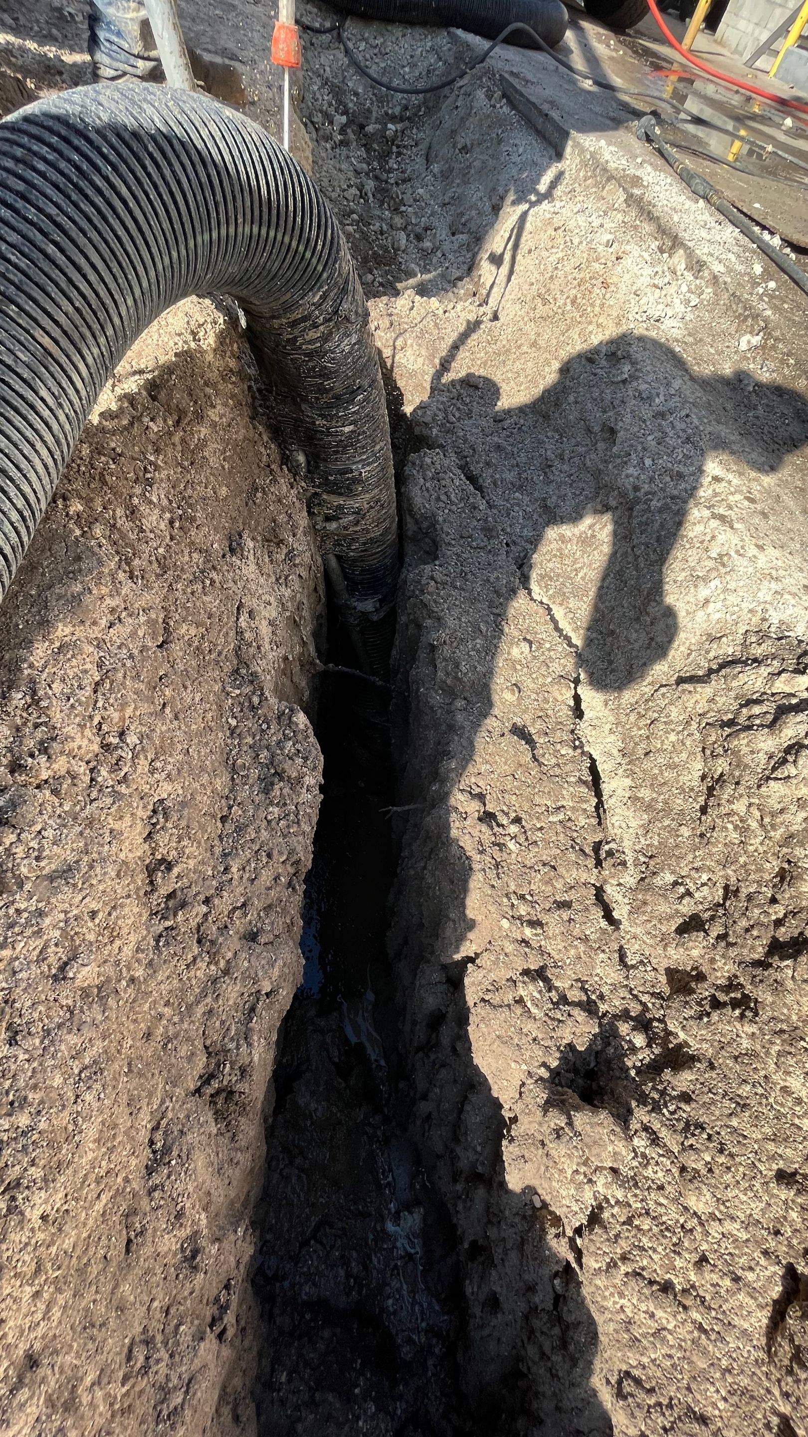 Ritz-Carlton NW Service Area Daylighting by Don Mar, Inc. Storm Water Solutions