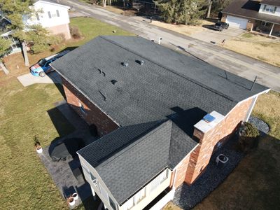 Residential Roofing Installation using GAF Timberline HDZ Charcoal