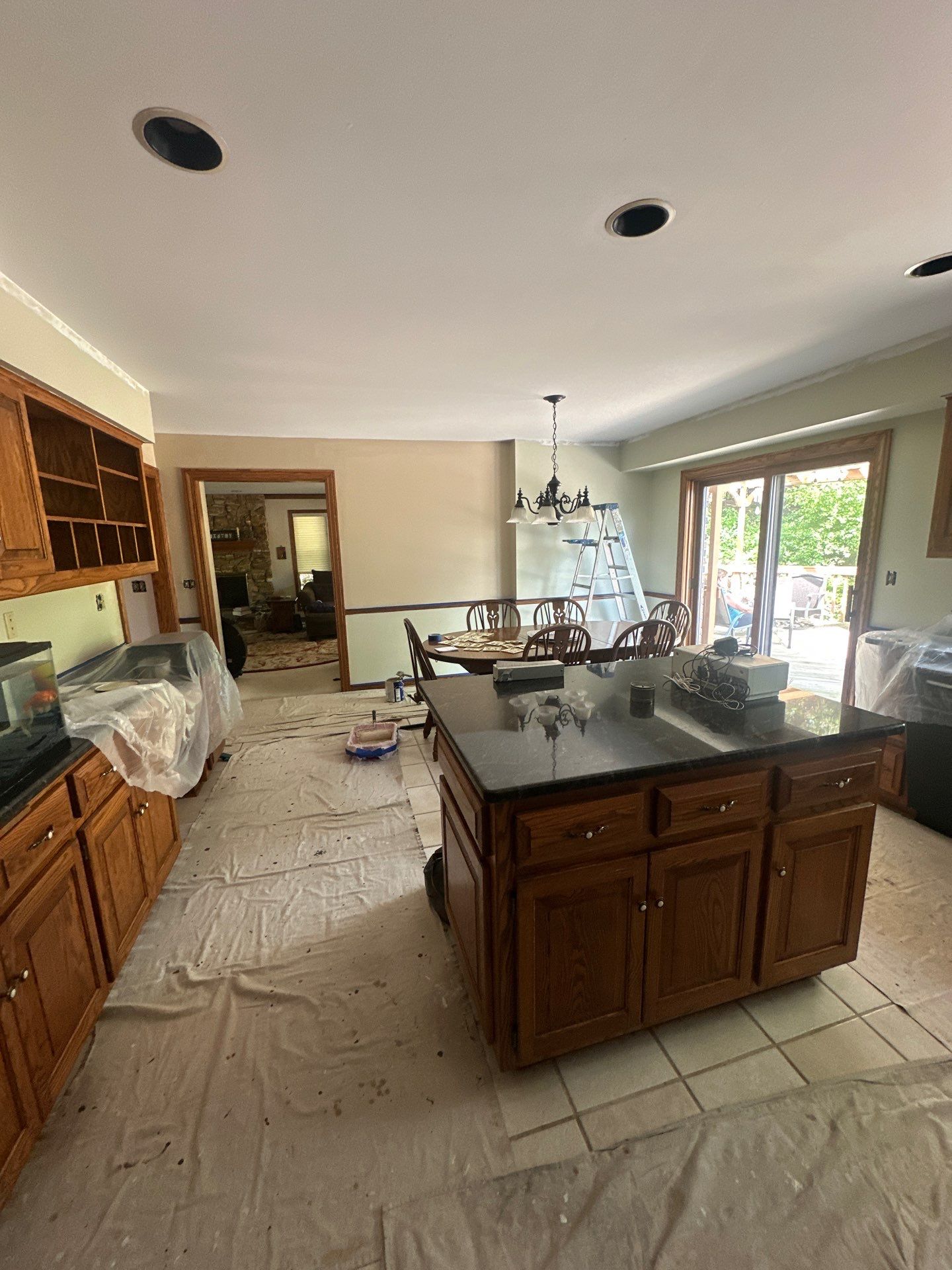 Comprehensive Interior Painting and Surface Repair in Brookfield by OCS Contracting Services