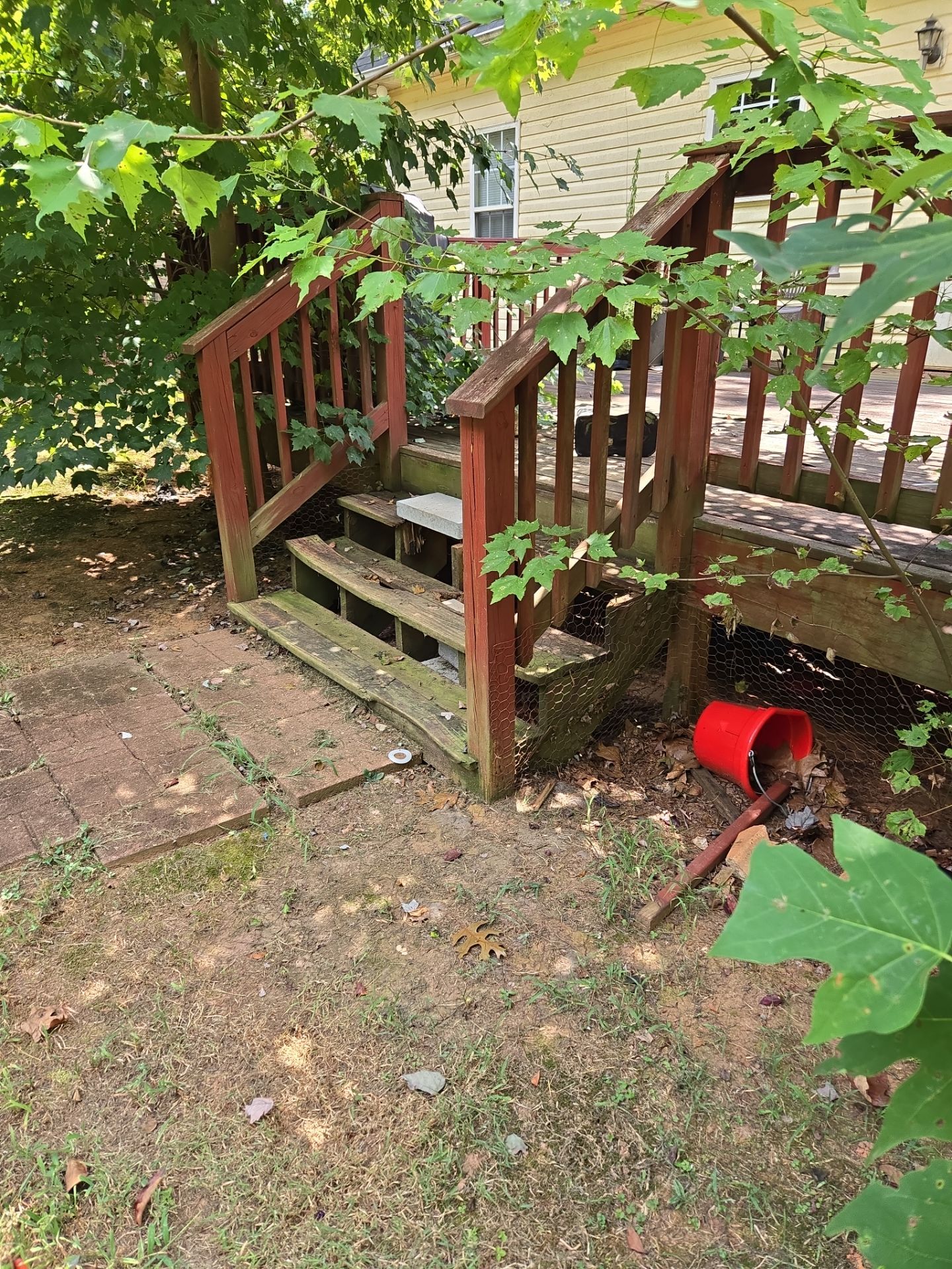 Deck Redecking & Custom Stair Rebuild by A Step Above Handy LLC