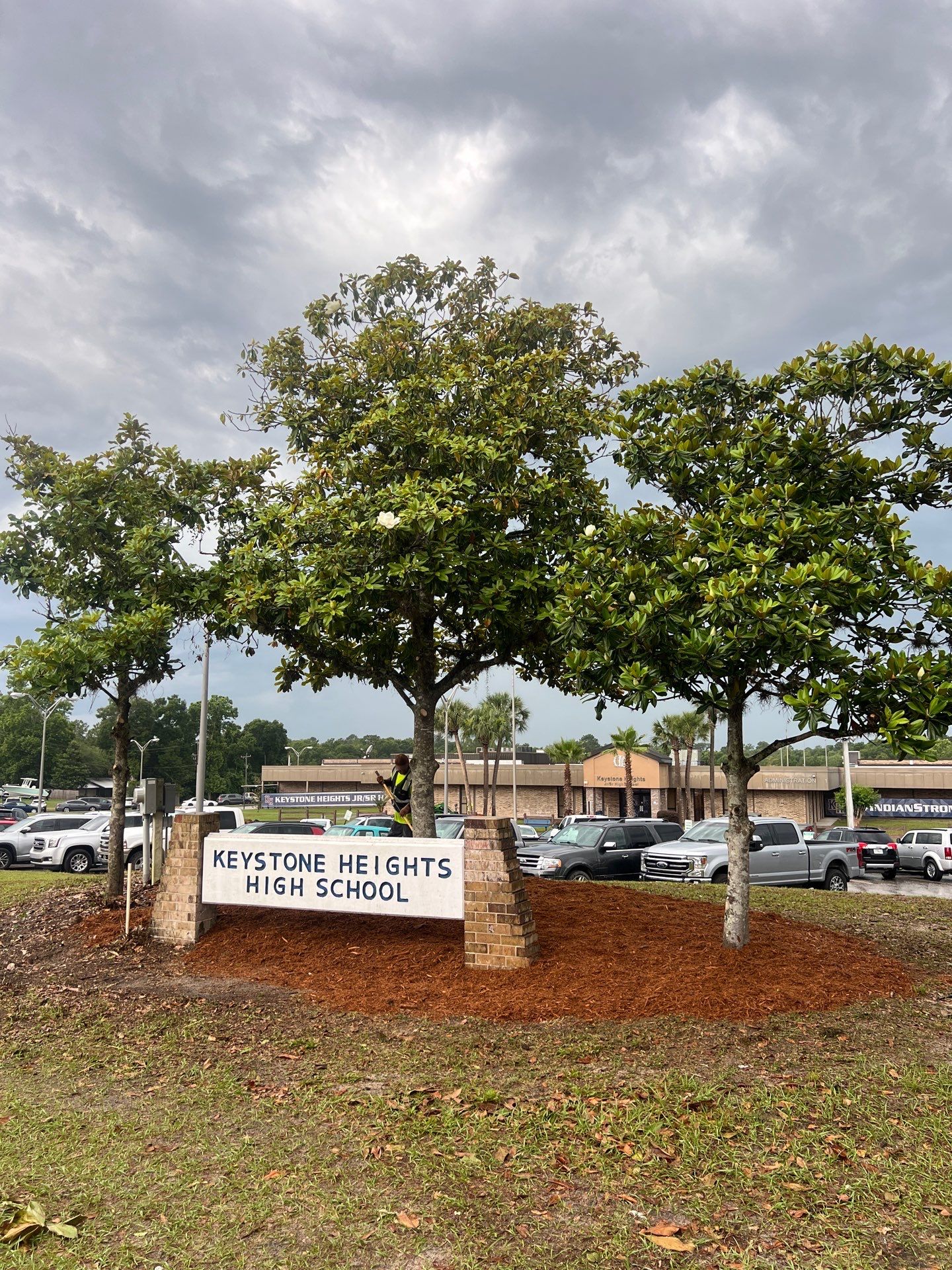 Landscape Install | Keystone Heights HS by ProGreen Services