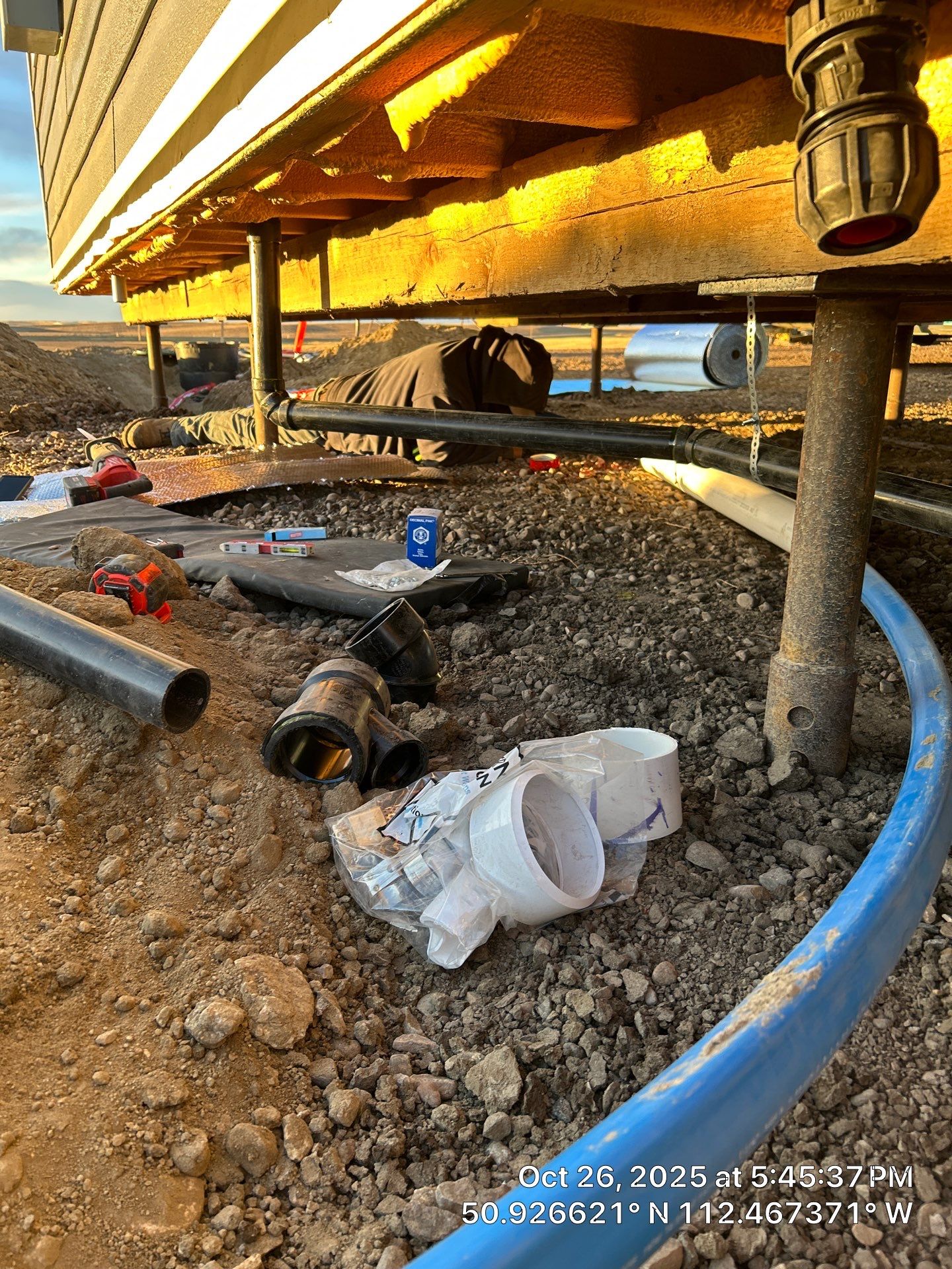Full Septic System Installation With Polyethylene Tanks In Alberta by Septic Medic Inc.