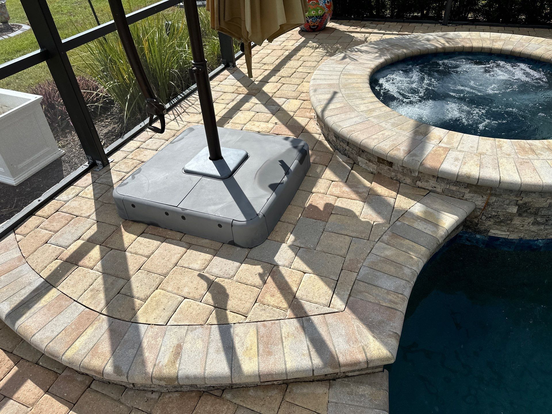 Paver Driveway, Pool Deck, Outdoor Furniture & Culvert Cleaning in Winding River Community, Bradenton, FL | Sunshine AquaWash by Sunshine AquaWash