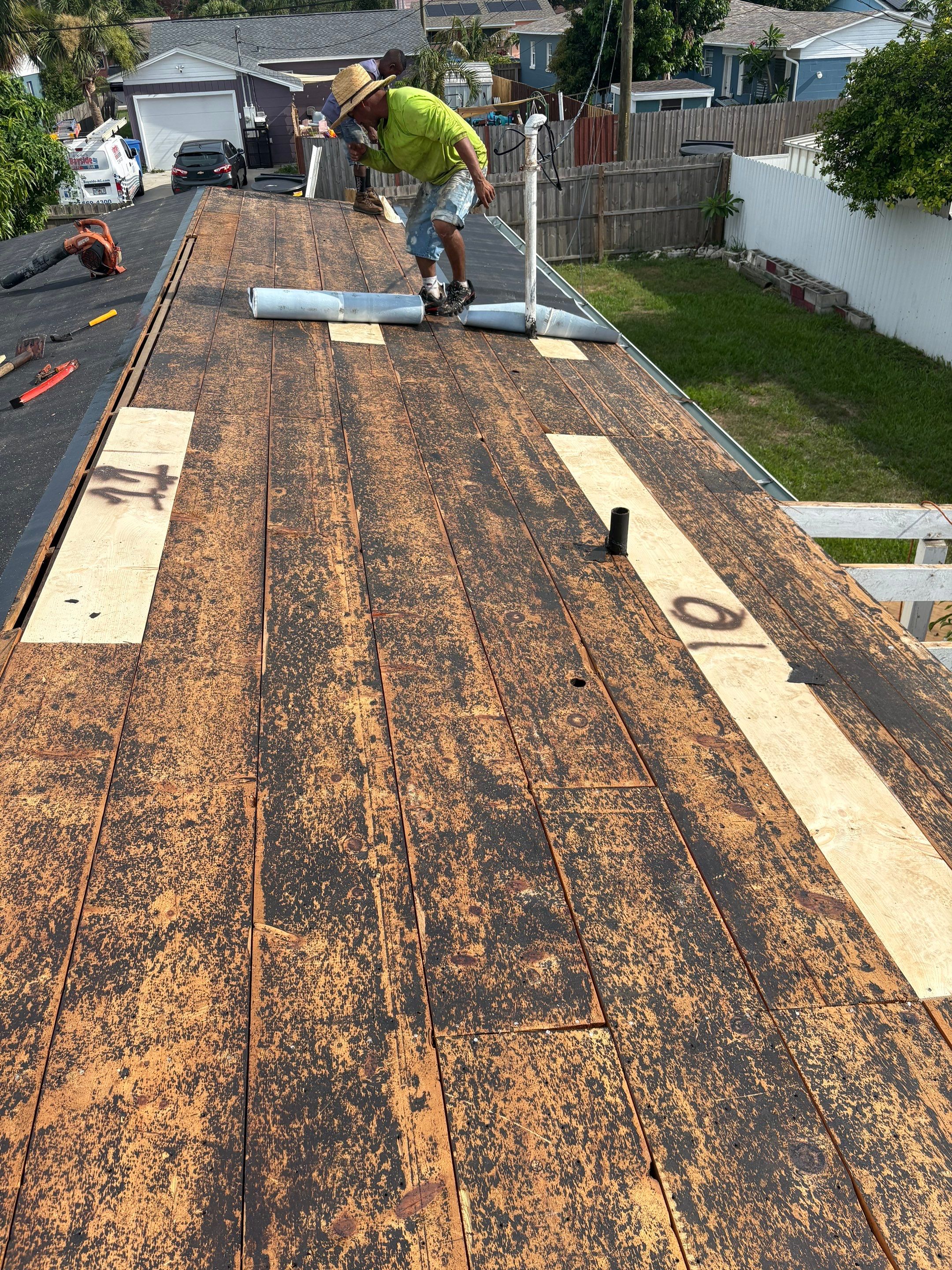 Project in St. Petersburg 33713 by Mitchell Roofing Company LLC 
