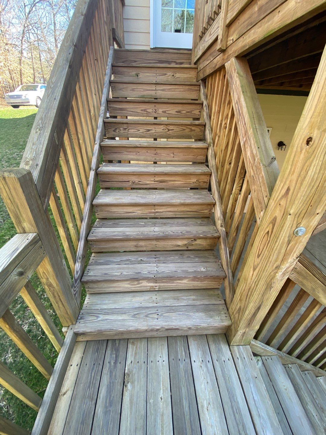 Weathered Deck using Wood Sealant by DuraSeal