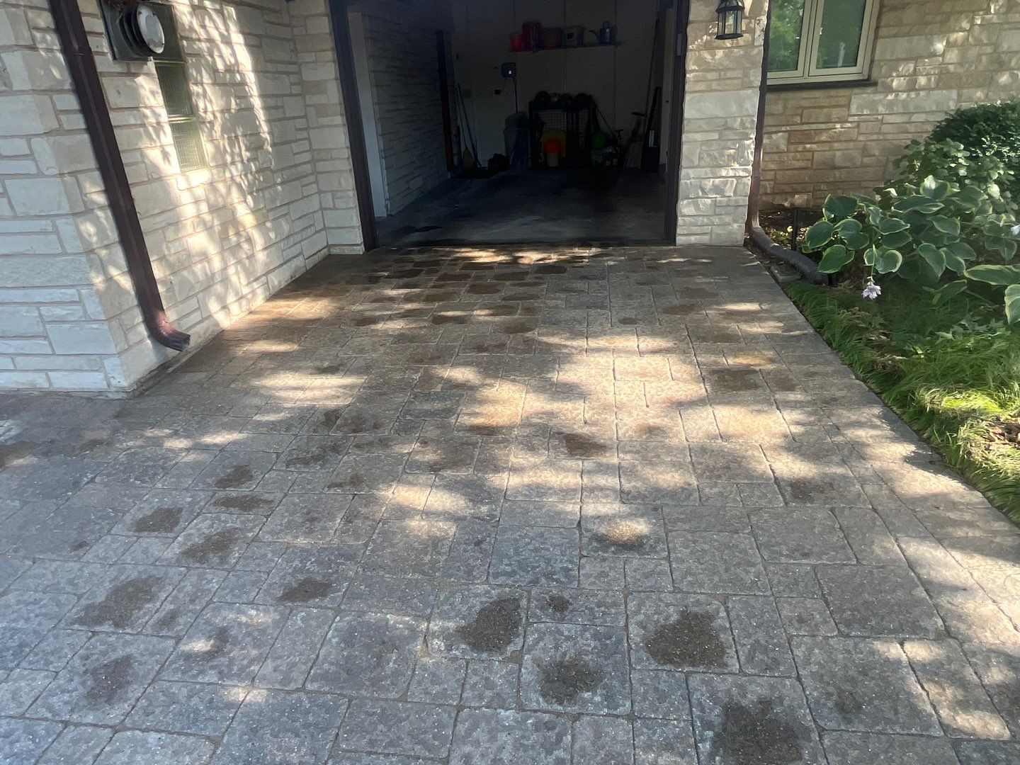 Brick paver clean, sand and seal.  using Surebond SB-1300 by Northern Power Washing LLC.