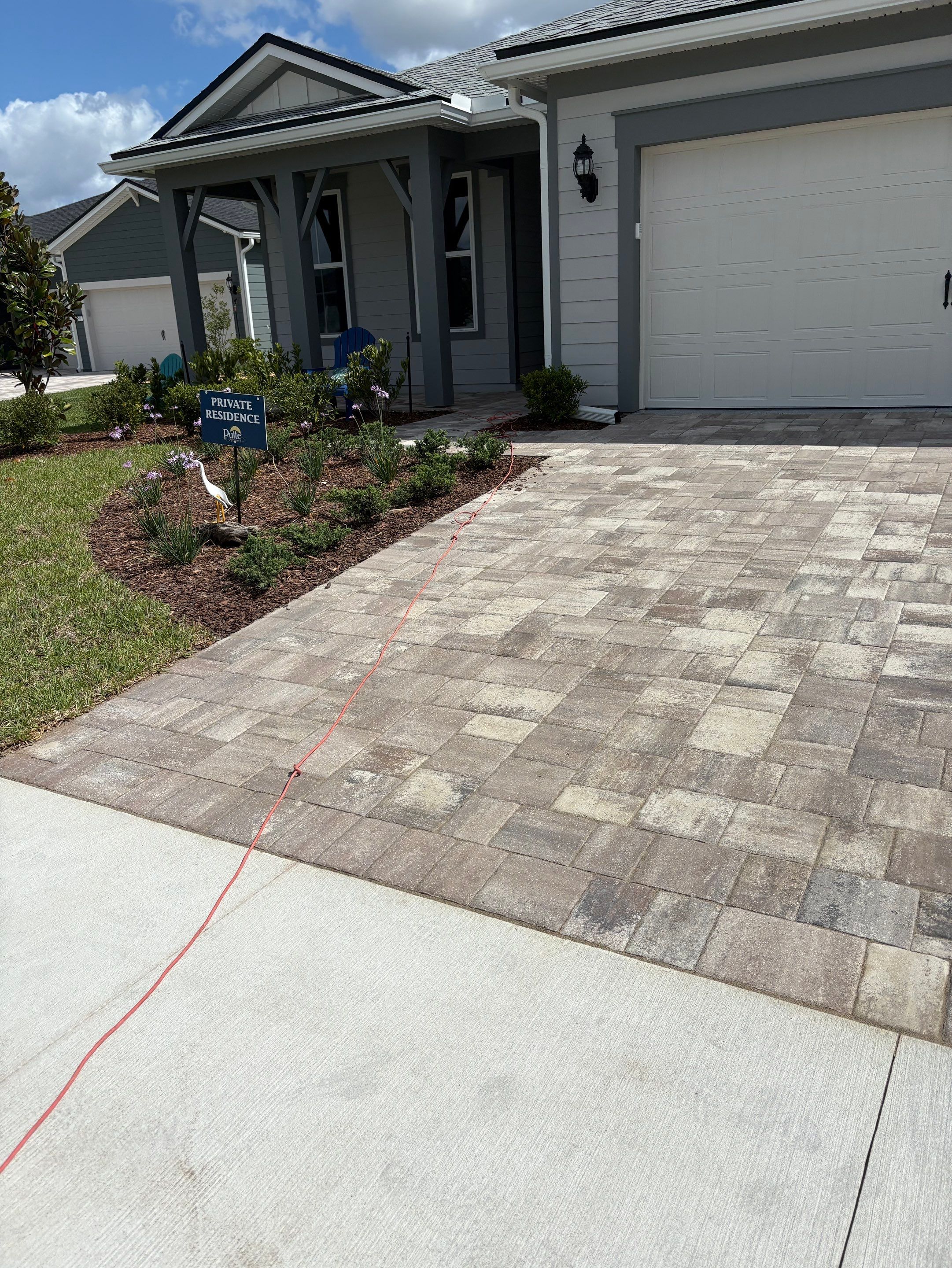 Pavers using Concrete Sealant and PolySand by DuraSeal