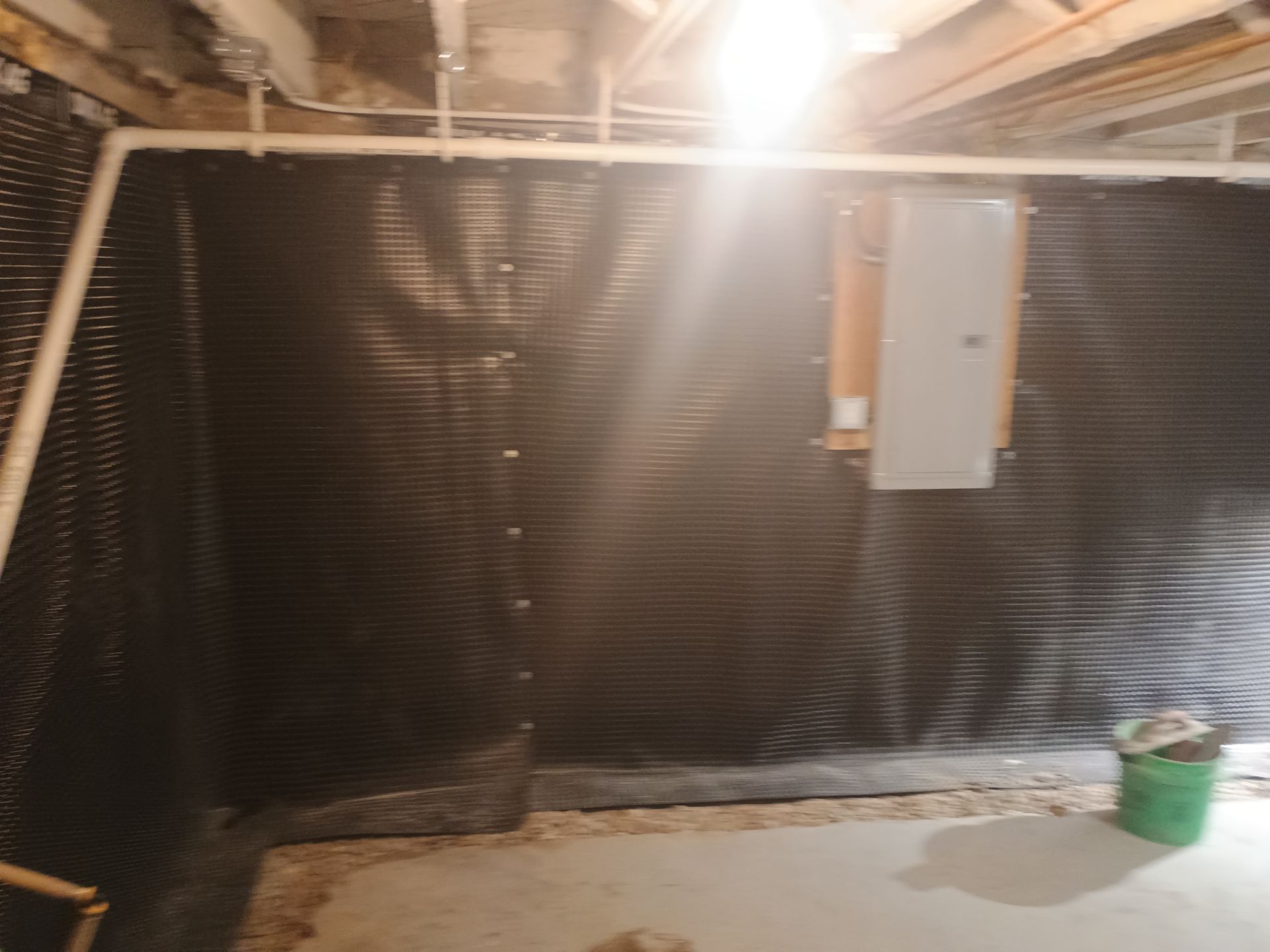Foundation Drainage Board & French Drain in Southwest Minneapolis by Waterproofing Northeast