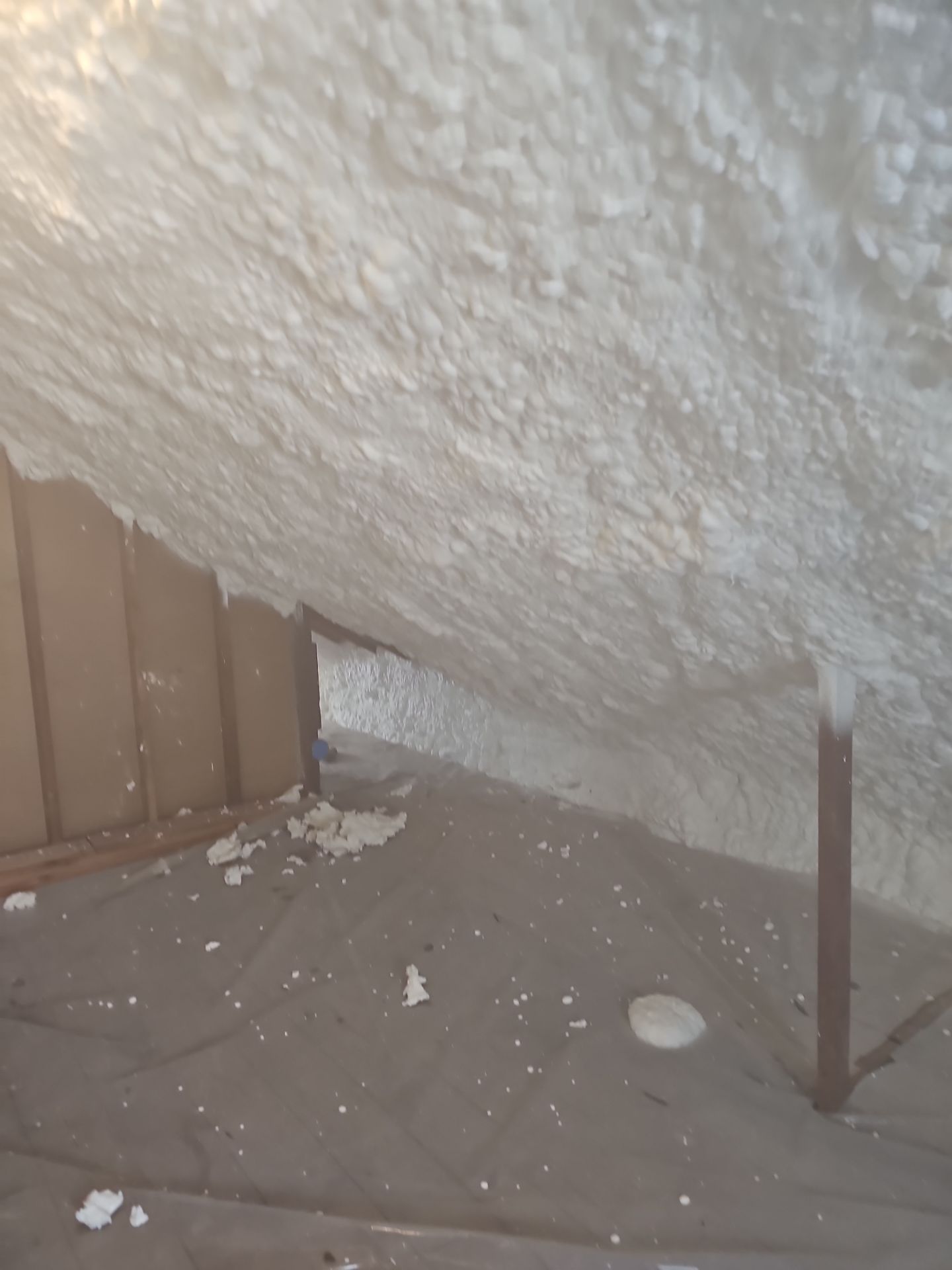 Attic Insulation using open cell spray foam by NYS Foam & Energy