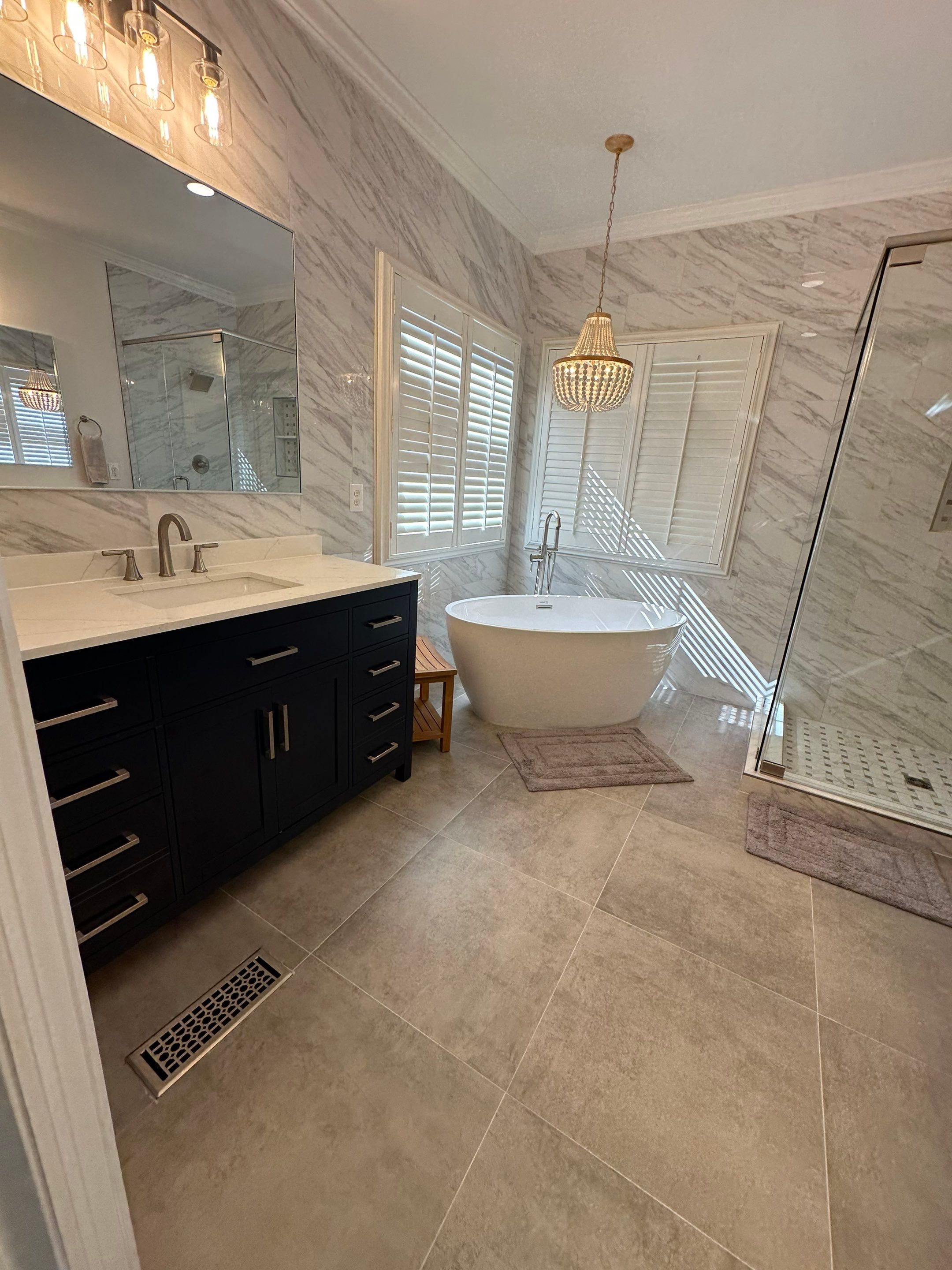Bathroom Remodel in Brentwood by Music City Improvements