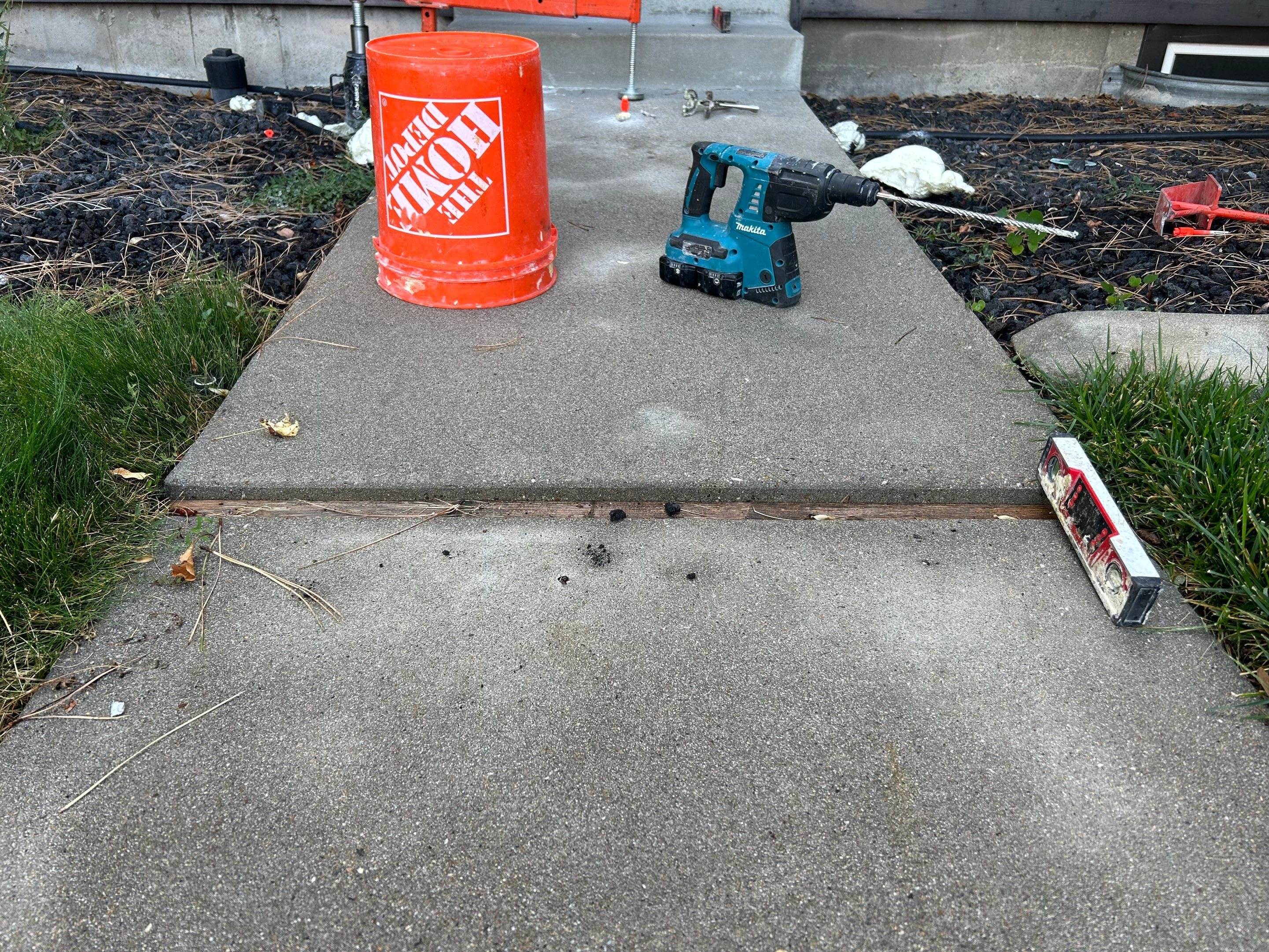 Quick Trip Hazard Repair in Boise by Mr. Mudd Concrete