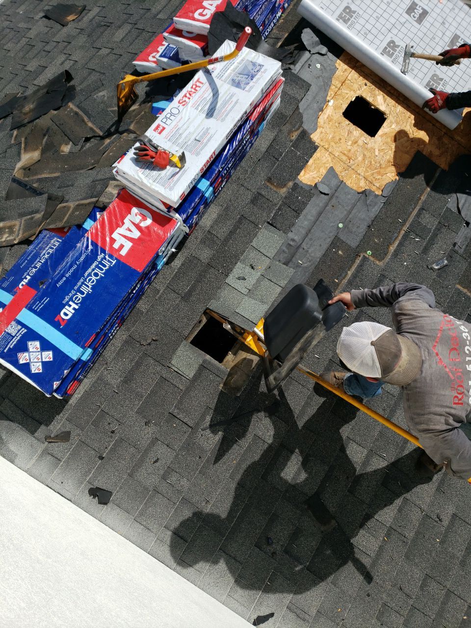 Residential Roofing Installation using GAF Timberline HDZ - Lifetime Shingle by The Roof Doctor