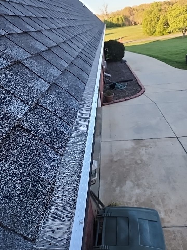 Gutter Guard Instalation using Leaf Blaster Pro by Gutter Glove by Power Wash Masters LLC
