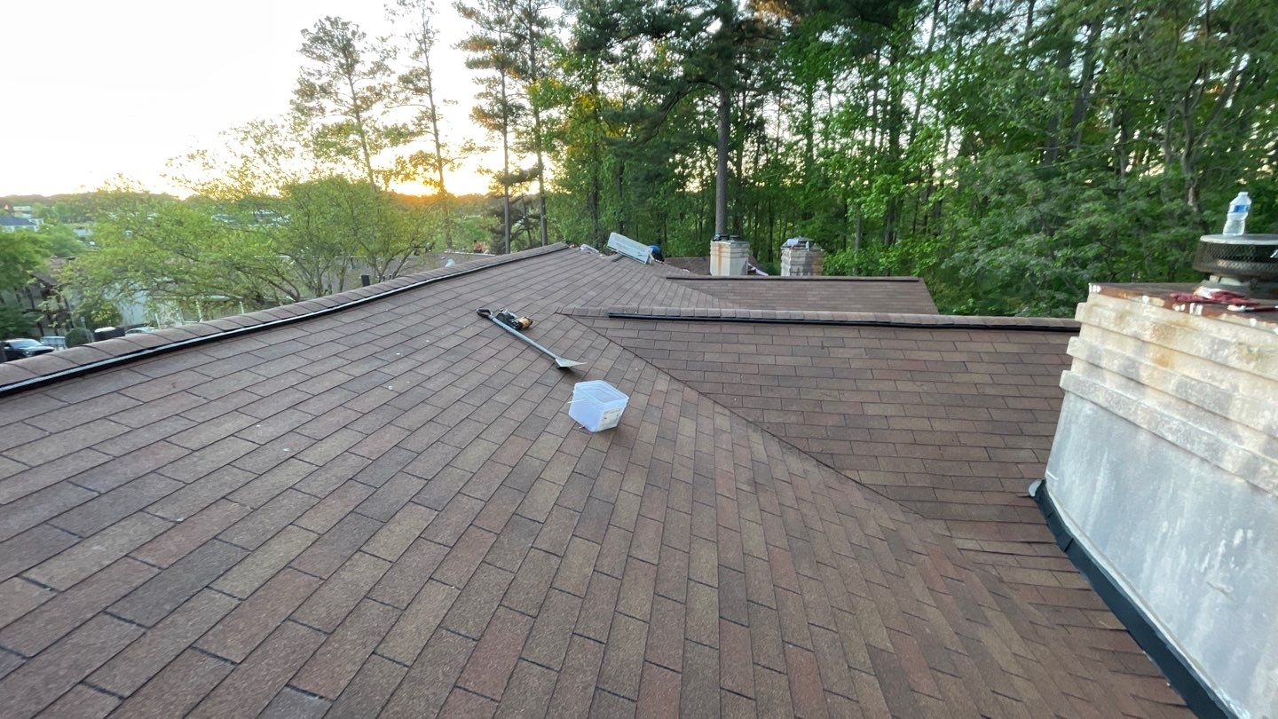 Commercial Roofing Installation using Owens Corning Autumn Brown by Inspector Roofing and Restoration