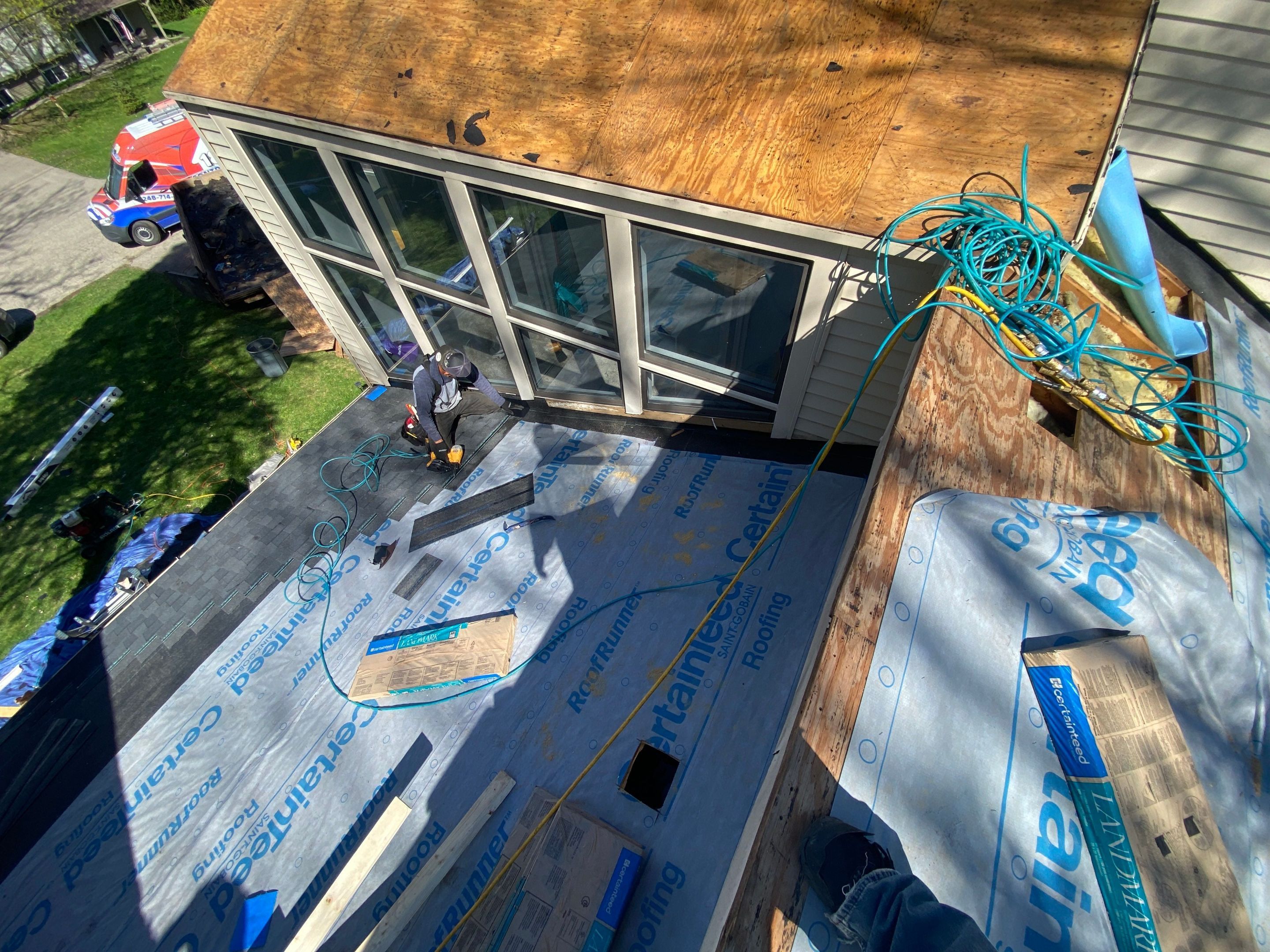 Roof Replacement using CertainTeed Landmark Pro by 180 Contractors