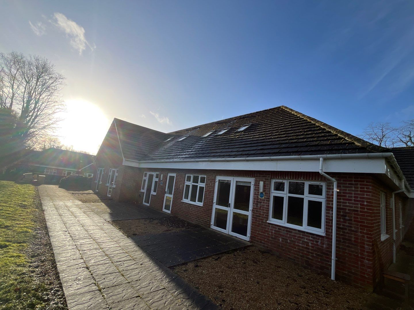 Care Home Roof and Walk Ways clean by Ges Exterior Cleaning ltd