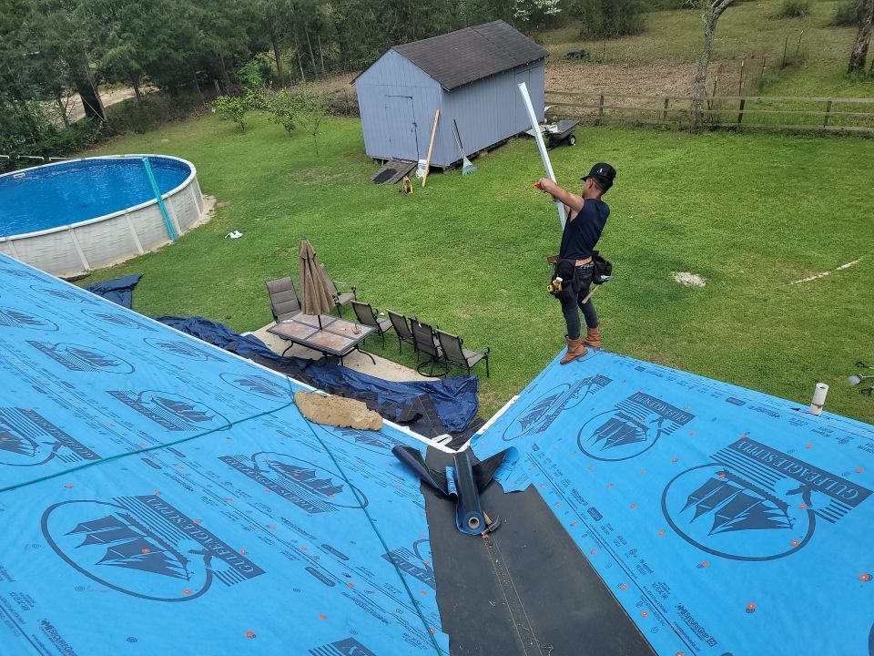 Residential Roofing Installation using Roof Replacement by American Roofing & Construction LLC