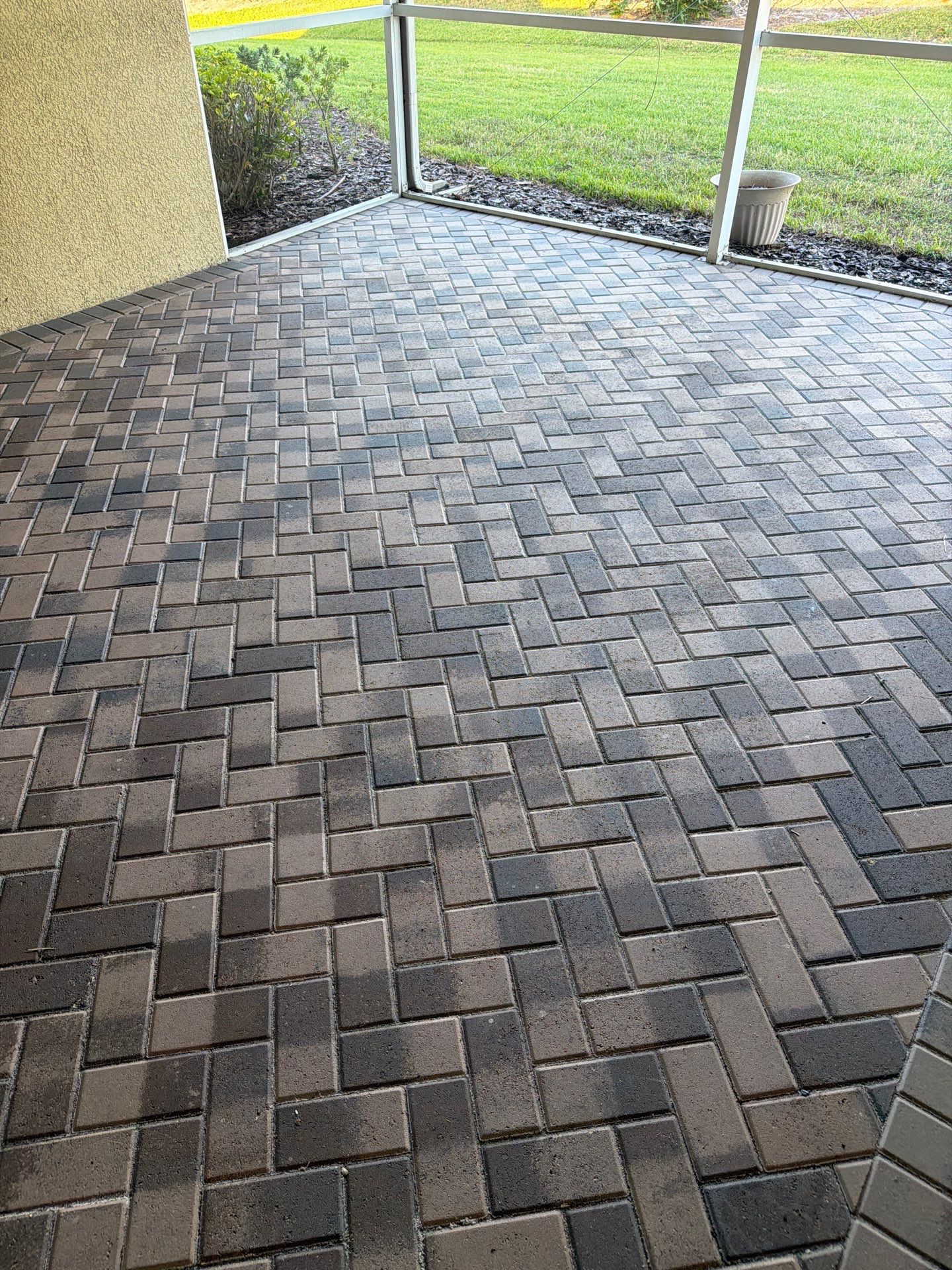 Full exterior surface restoration in Kingspoint Sun City Center by Supreme Paver Experts