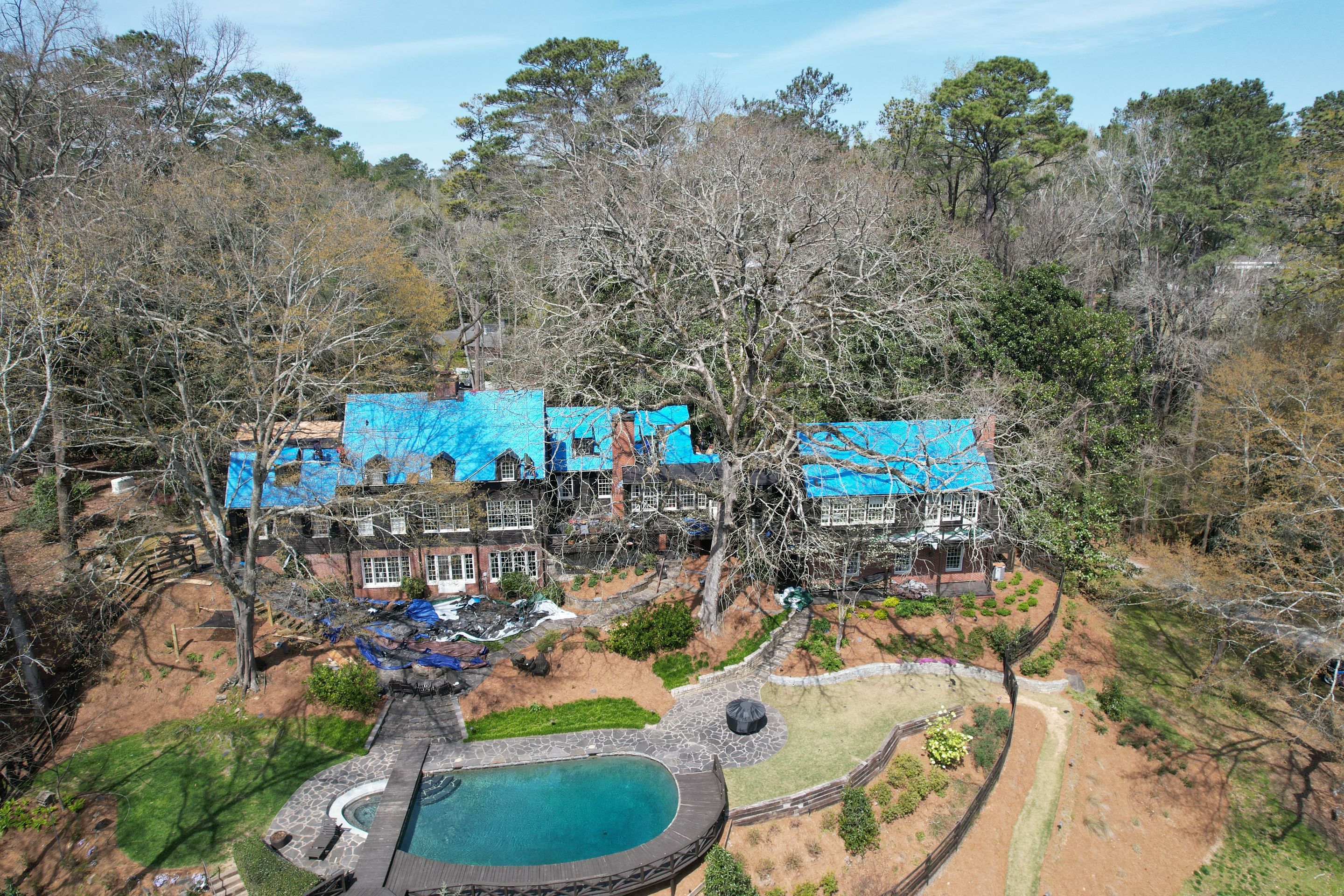 Residential Roofing Installation using Da Vinci Slate  by Inspector Roofing and Restoration