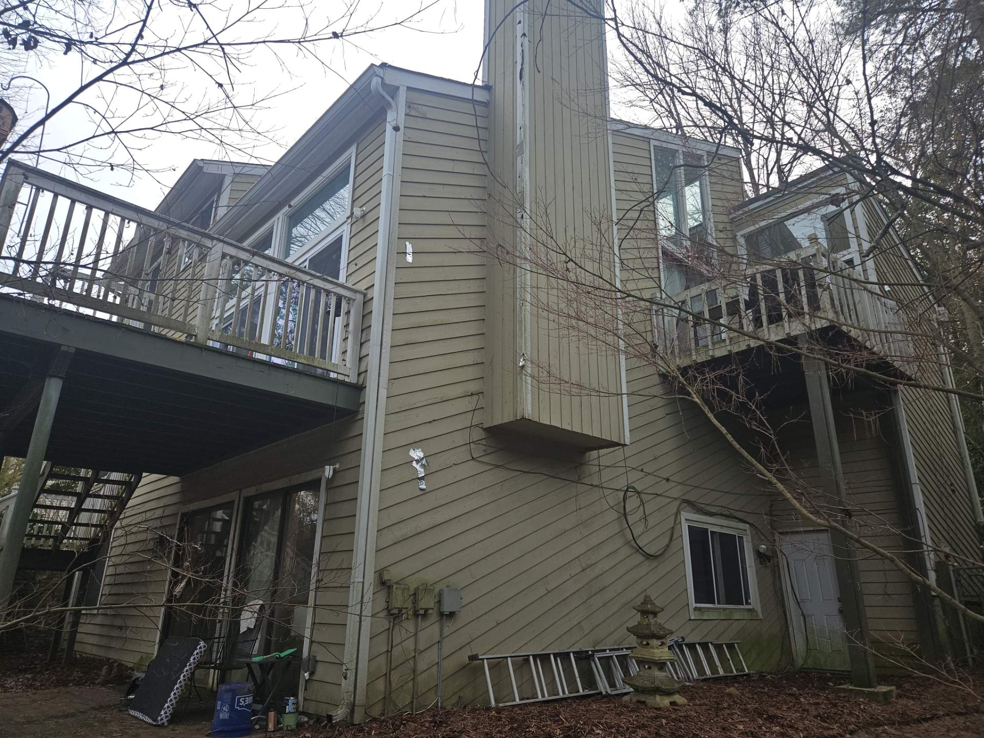 Exterior Painting with Accent Color and James Hardie Siding Installation in Marietta, GA by Nelson Exteriors