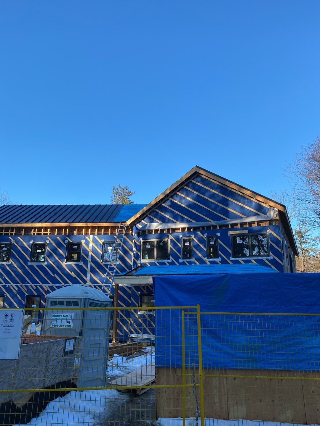 New Home Construction using 16" Standing Seam Panels by Jay Carter Roofing & Sheet Metal